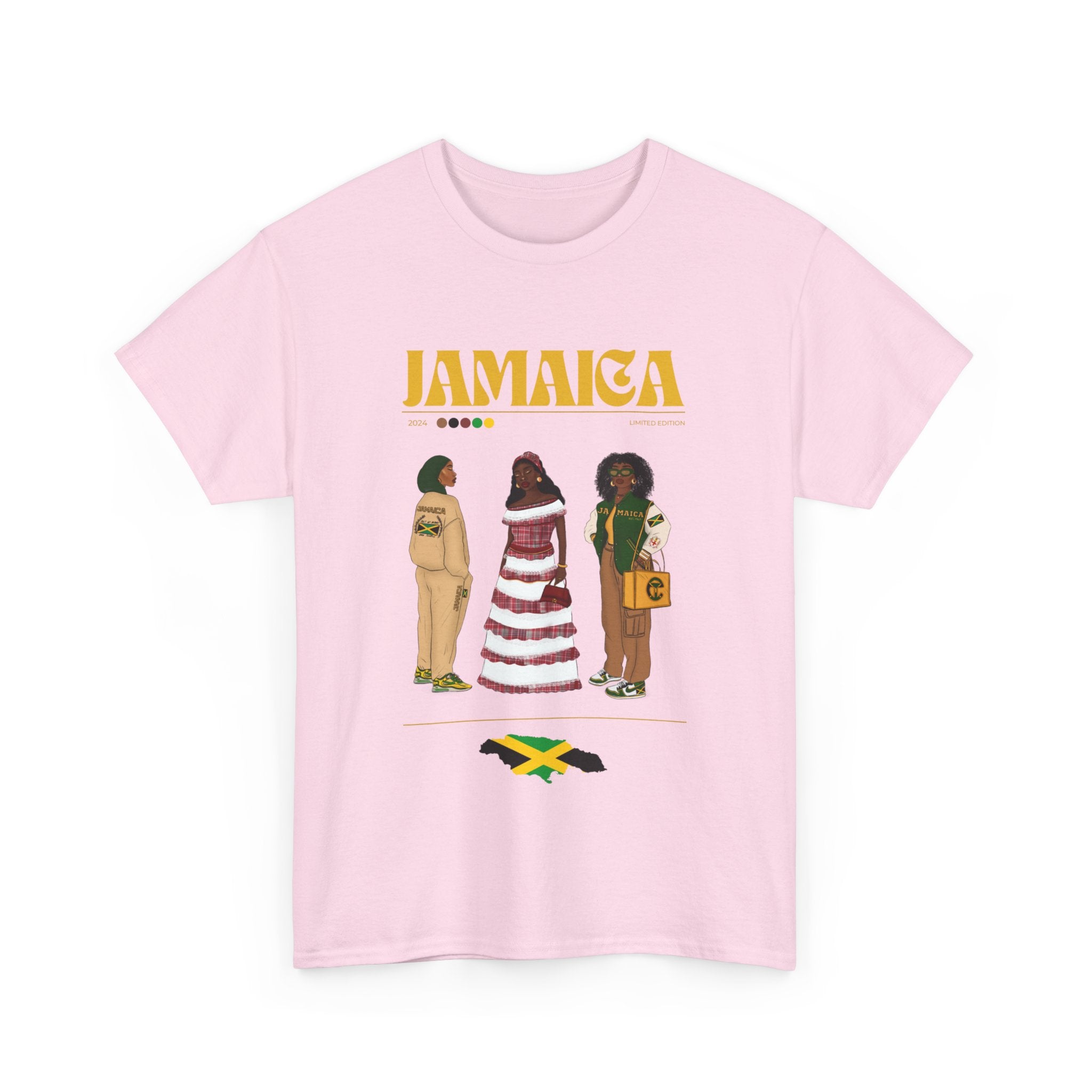 Jamaica x Streetwear Series - Unisex Heavy Cotton Tee