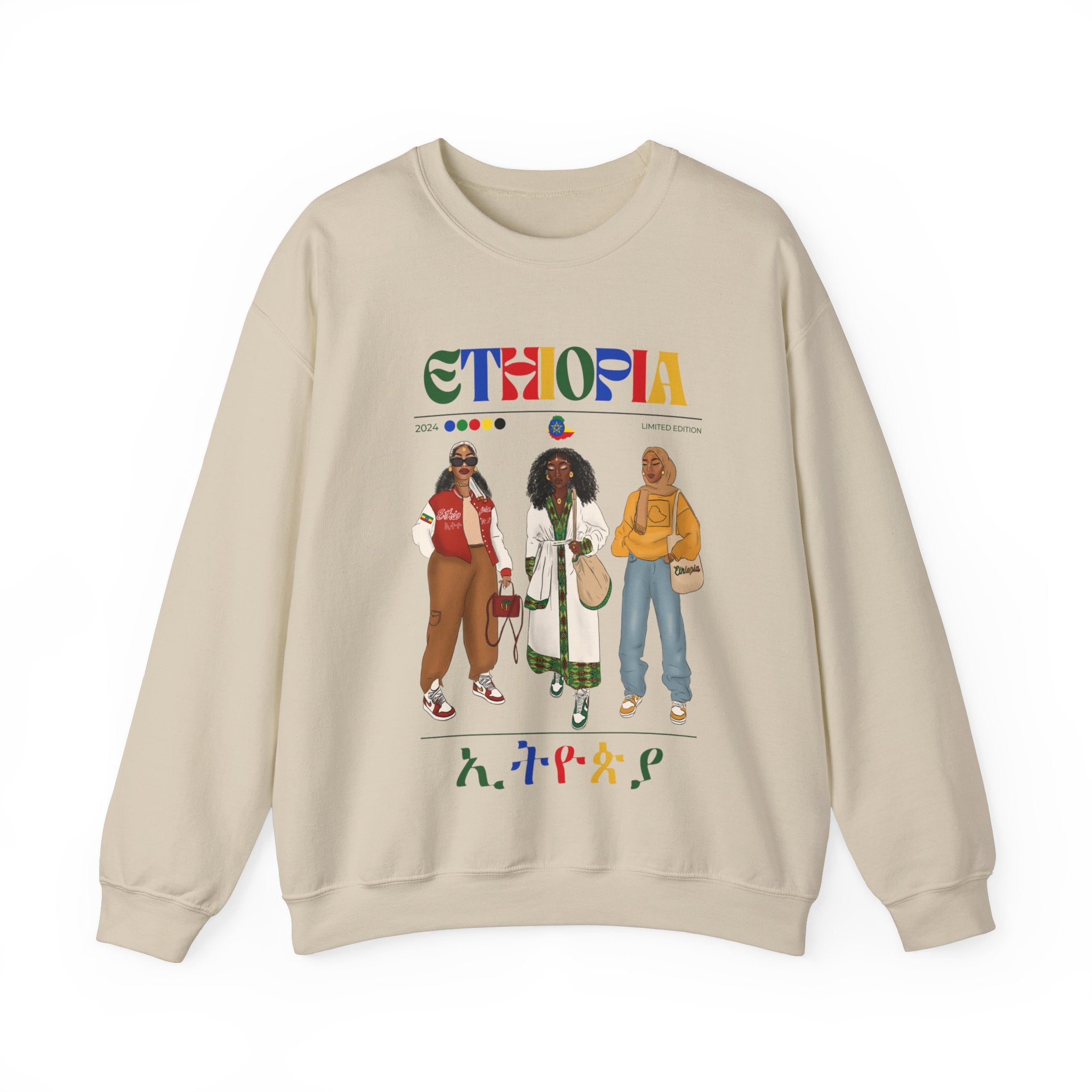 Ethiopia x Streetwear Series - Crewneck Sweatshirt