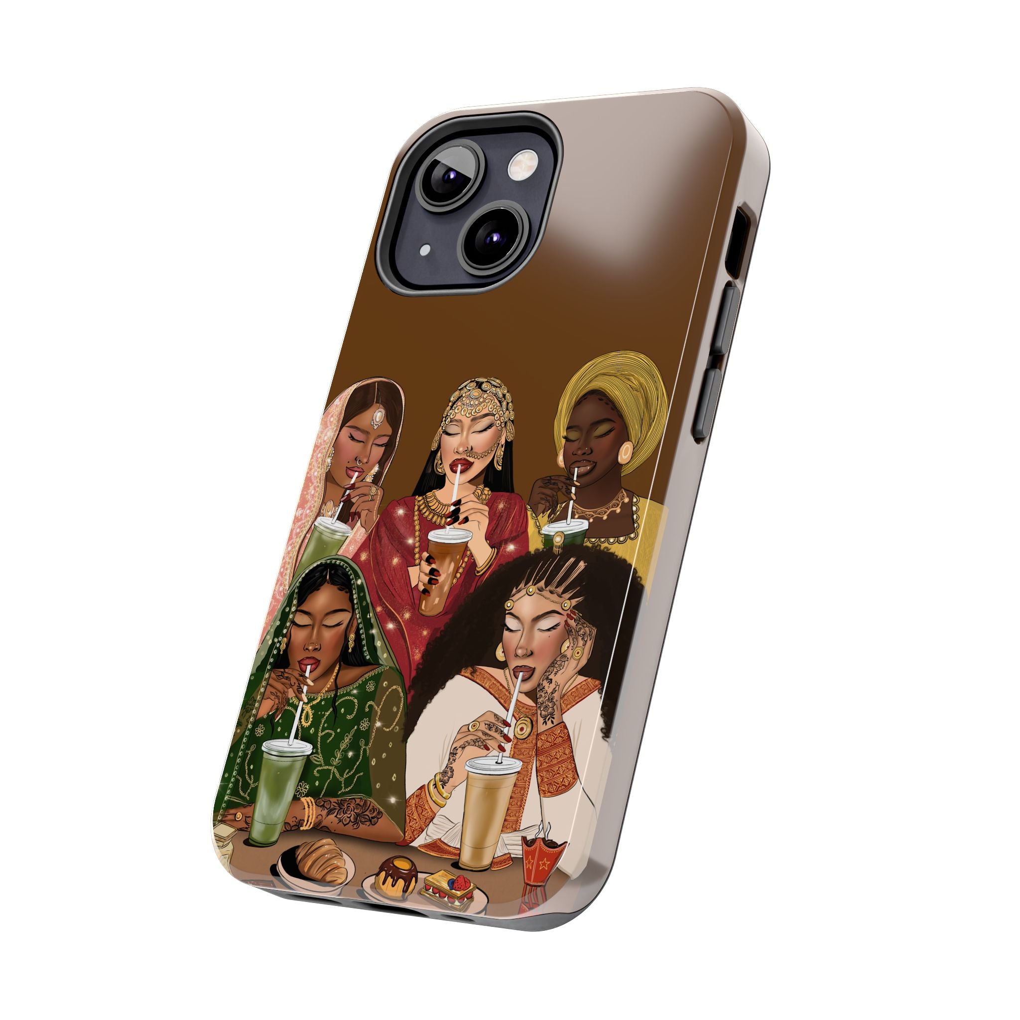 The Girls & Their Drinks - Tough Phone Cases