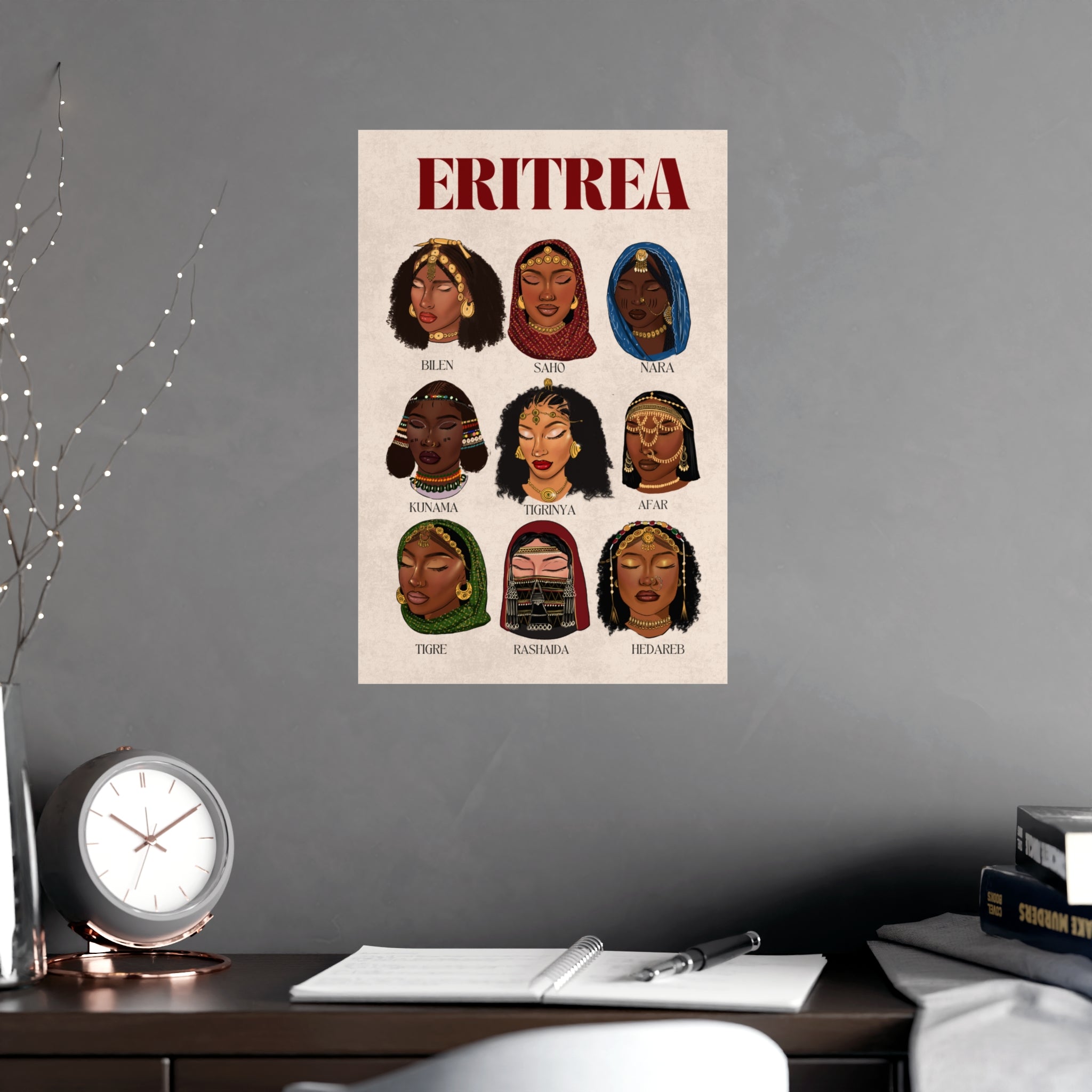 Vertical and Horizontal Matte Posters