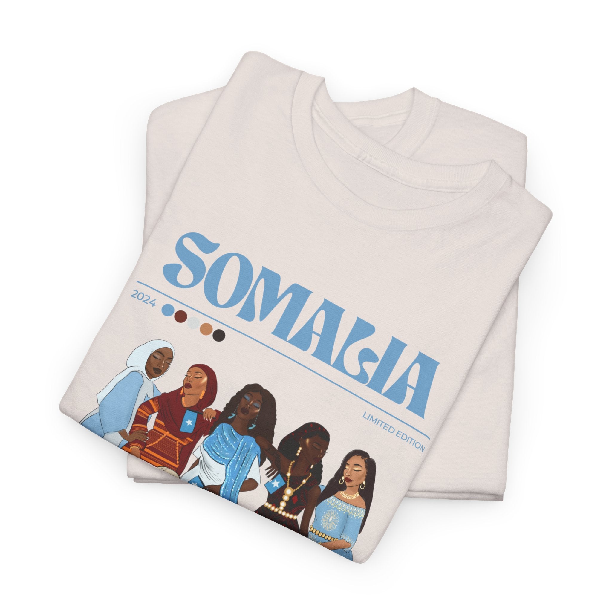 Somalia x Streetwear Series - Unisex Heavy Cotton Tee