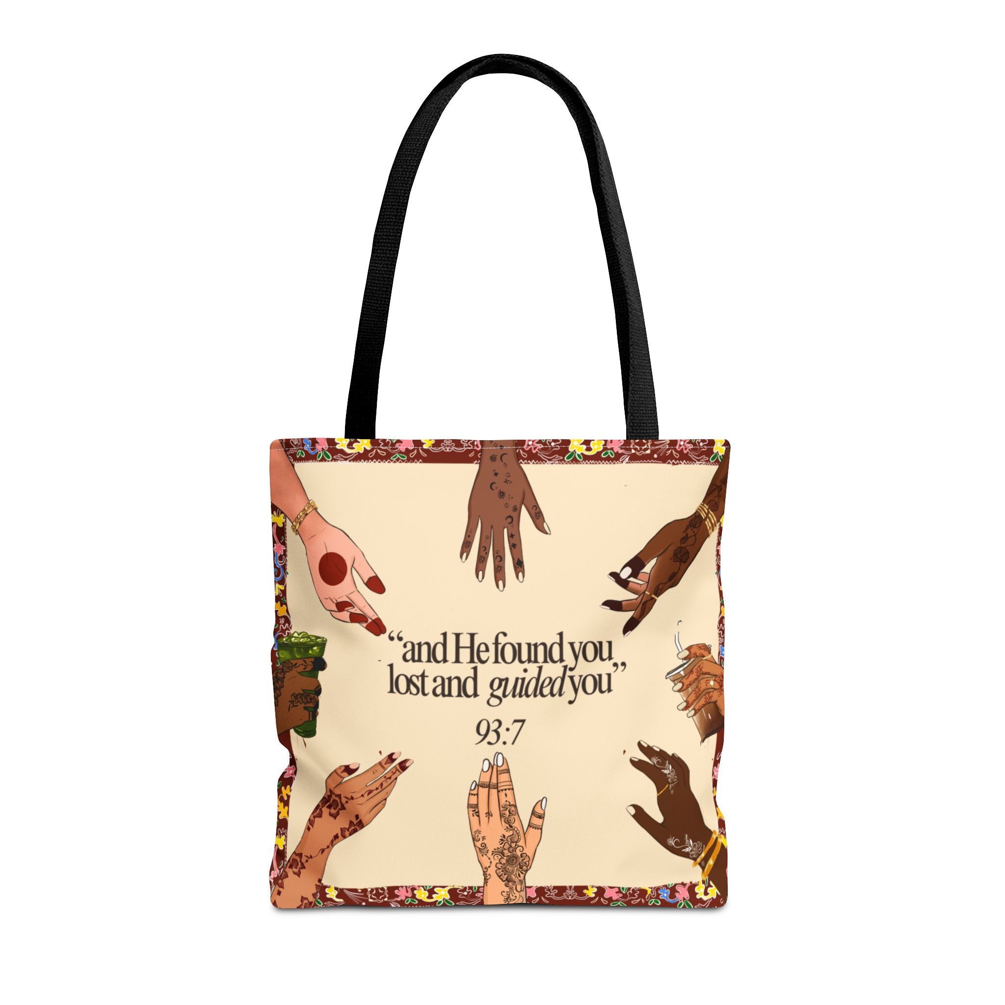 "And He Found You Lost & Guided You" - Tote Bag