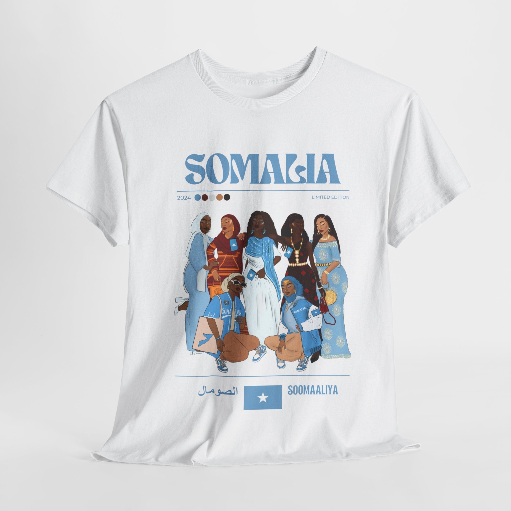 Somalia x Streetwear Series - Unisex Heavy Cotton Tee