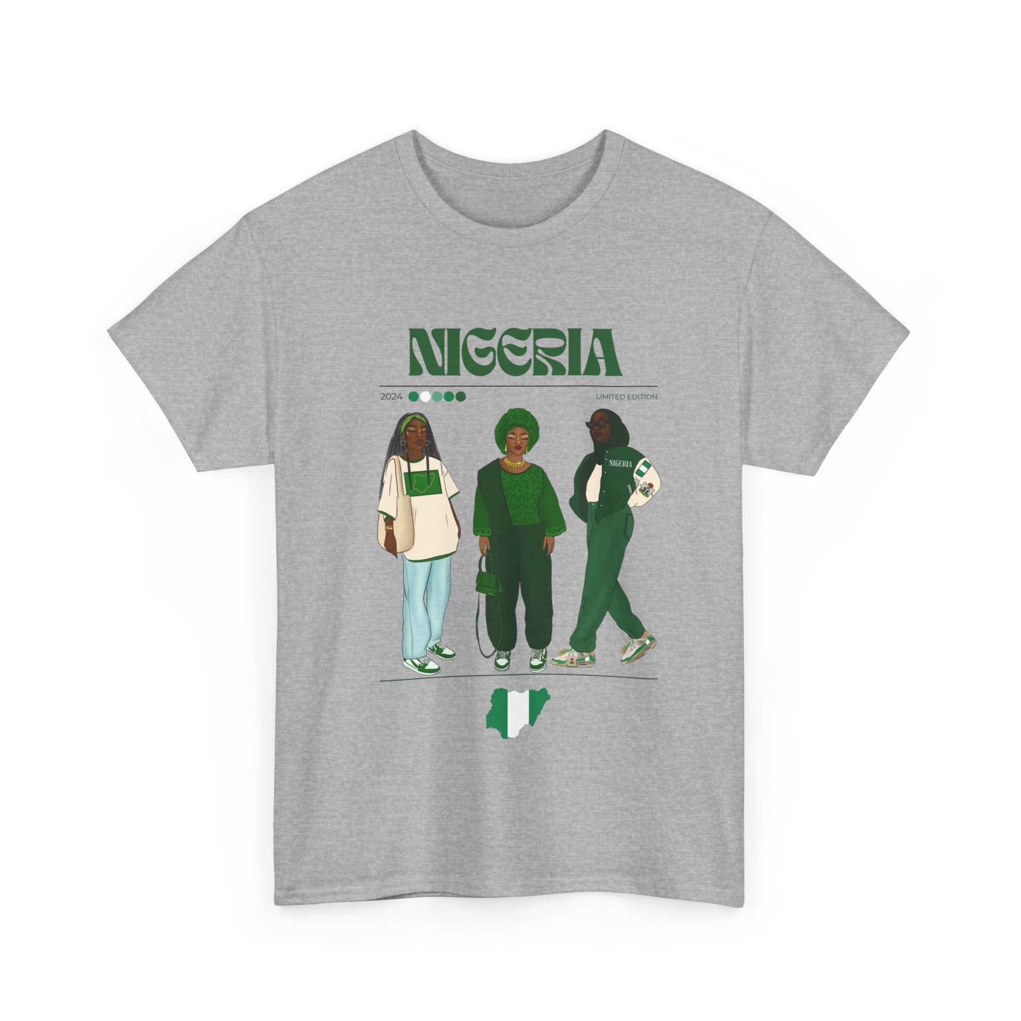 Nigeria x Streetwear Series - Unisex Heavy Cotton Tee