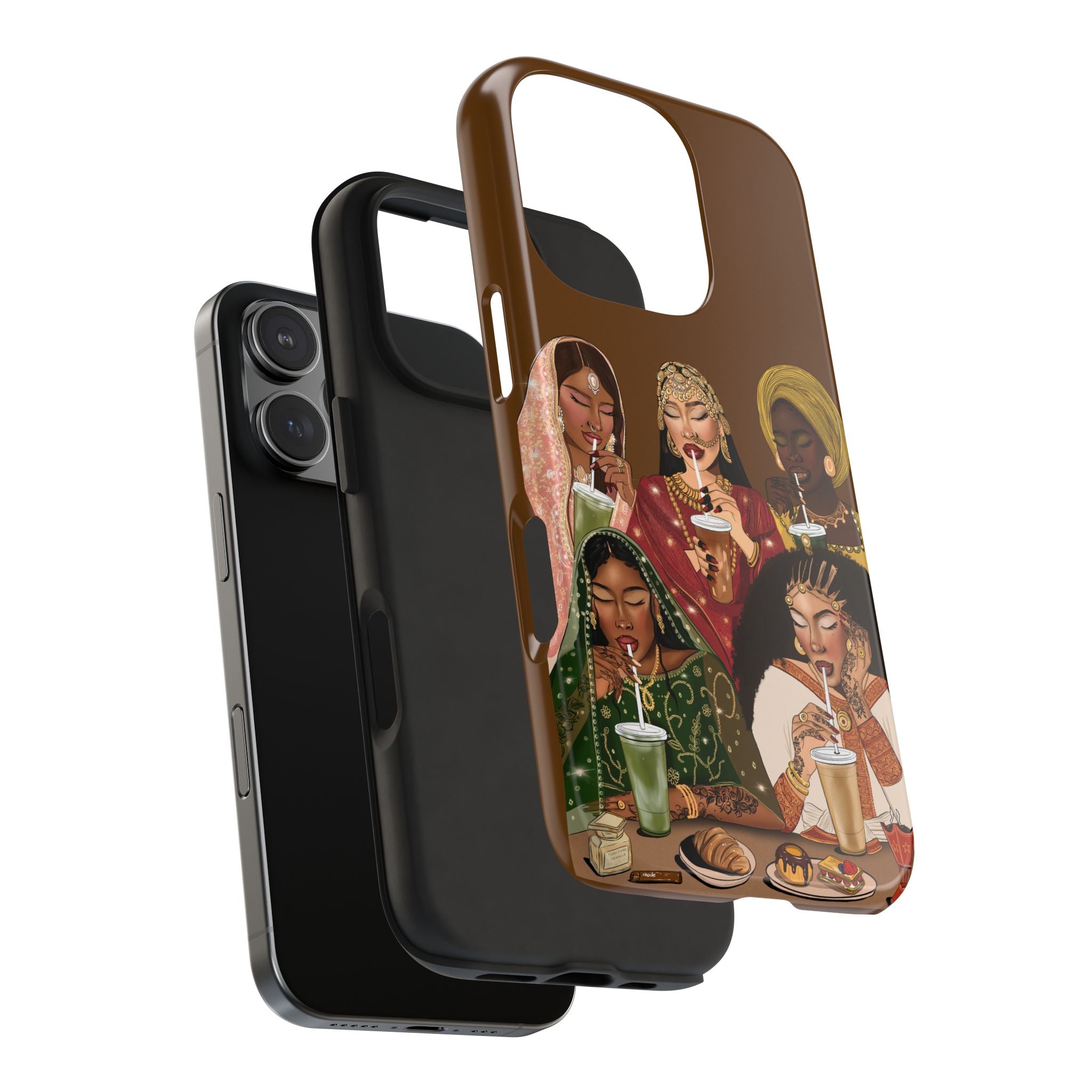 The Girls & Their Drinks - Tough Phone Cases
