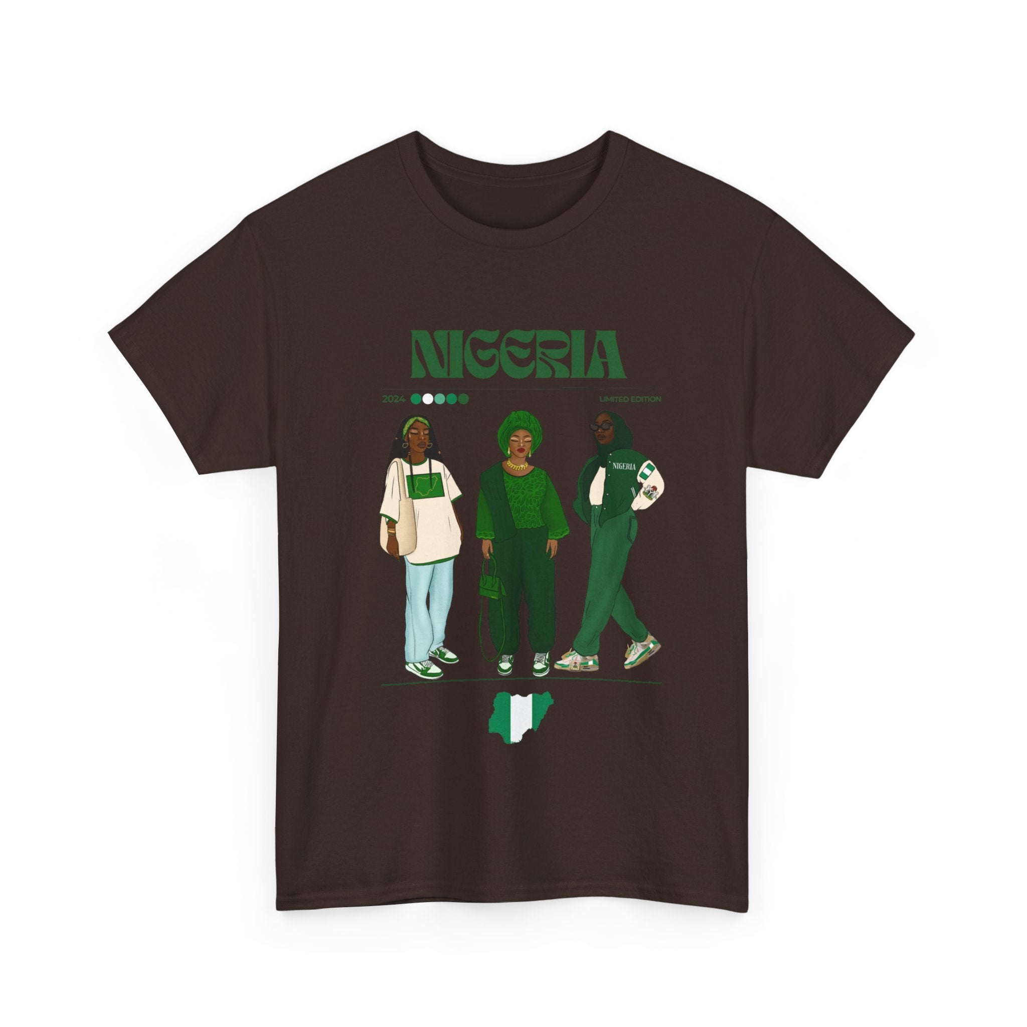 Nigeria x Streetwear Series - Unisex Heavy Cotton Tee
