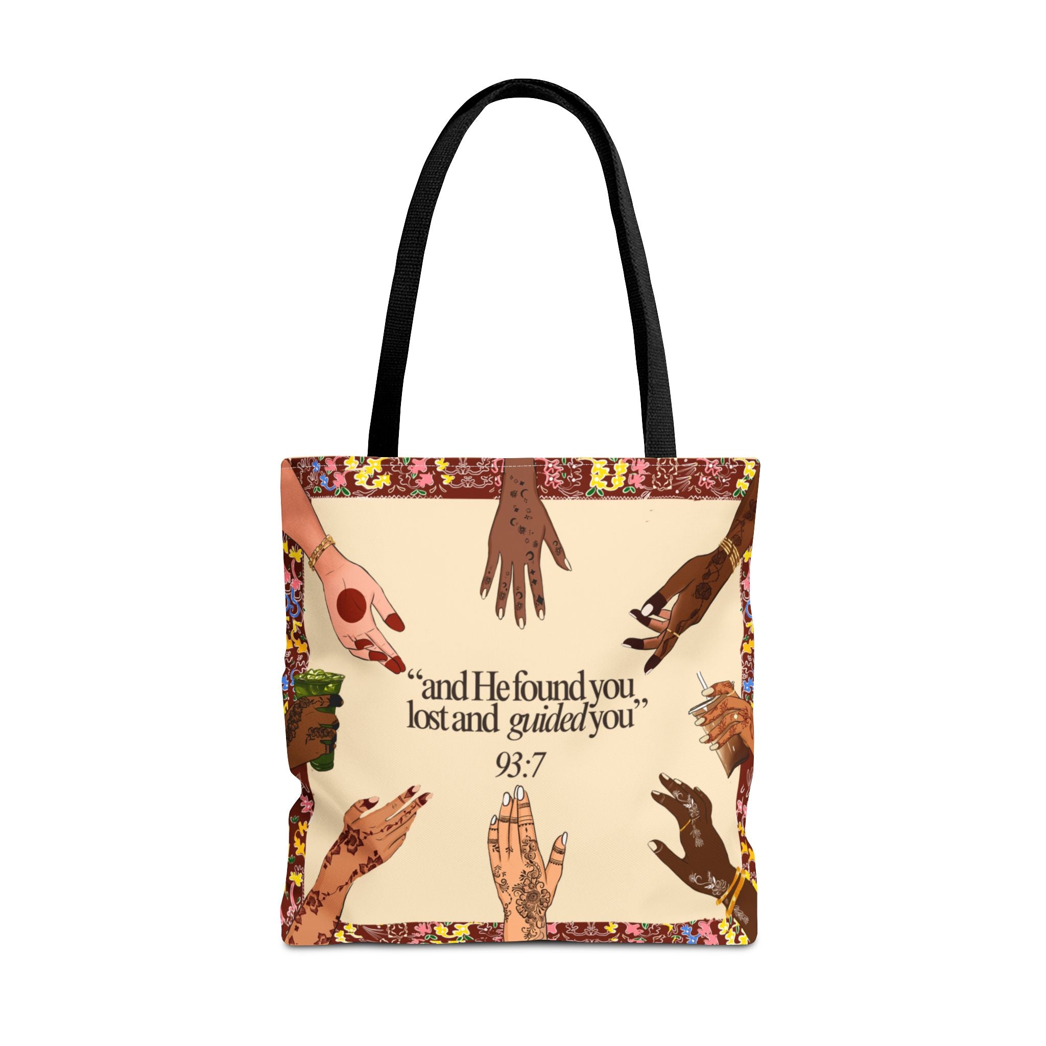 "And He Found You Lost & Guided You" - Tote Bag