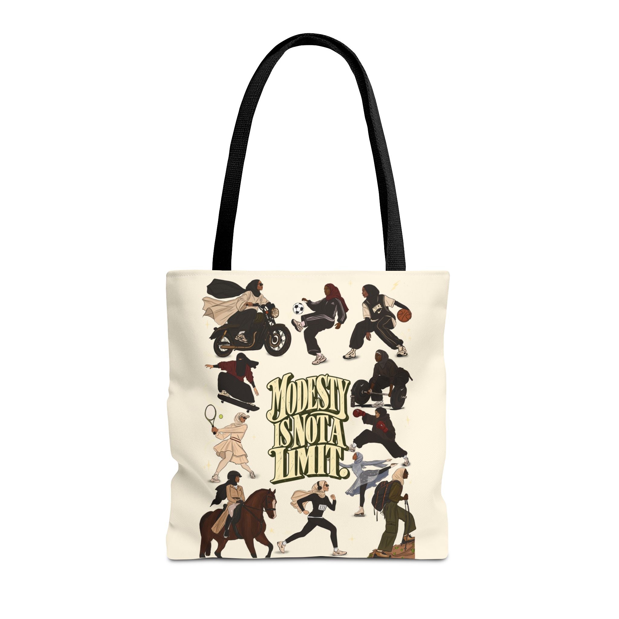 Modesty Is Not A Limit  — Everyday Tote Bag in Cream