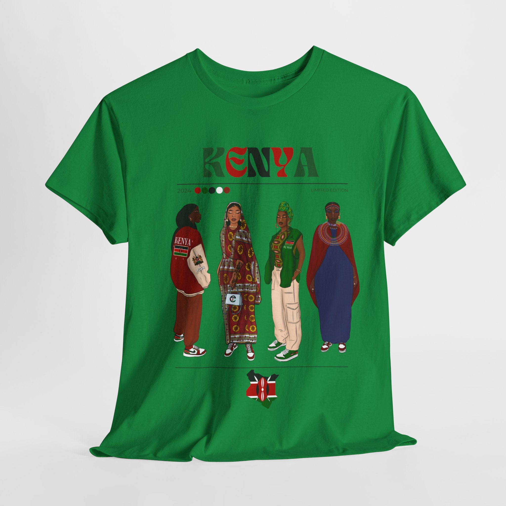 Kenya x Streetwear Series - Unisex Heavy Cotton Tee