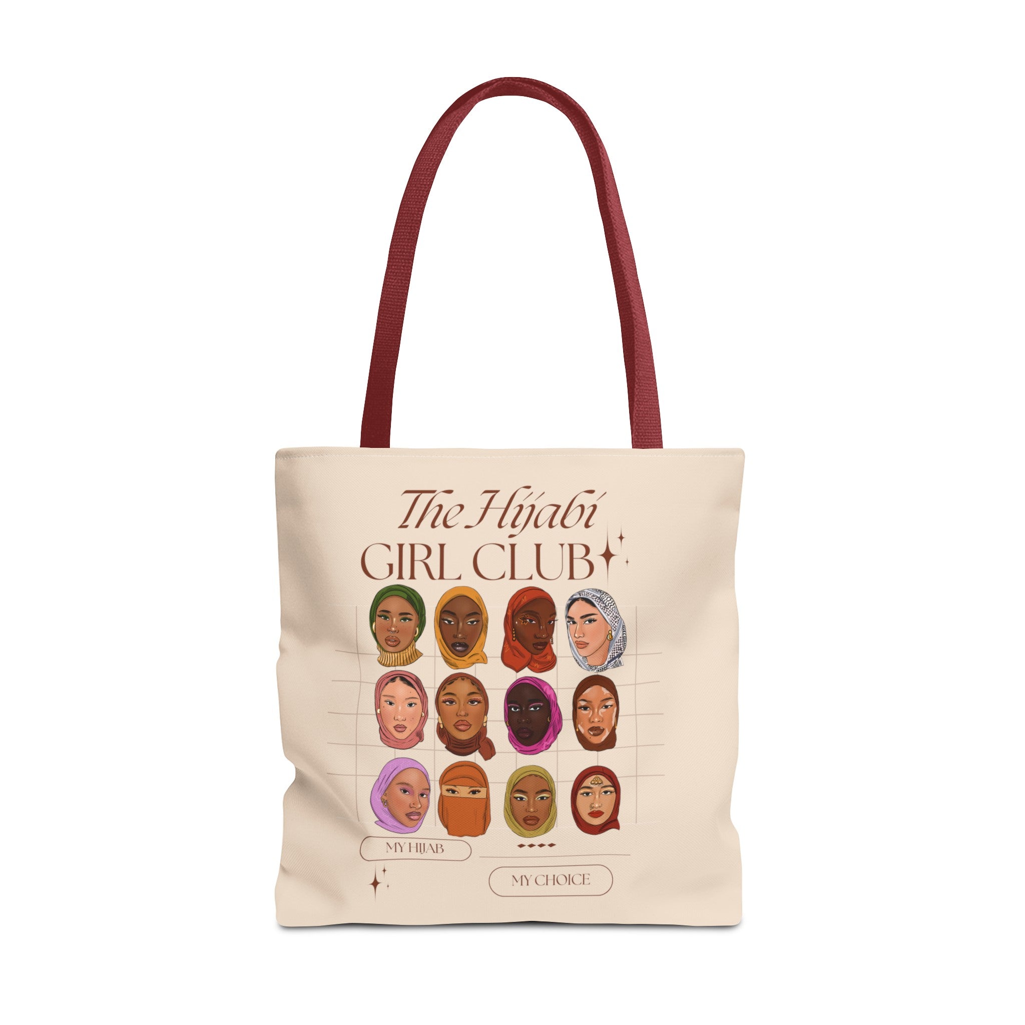 Hijabi Girl Club Cream - Tote Bag
