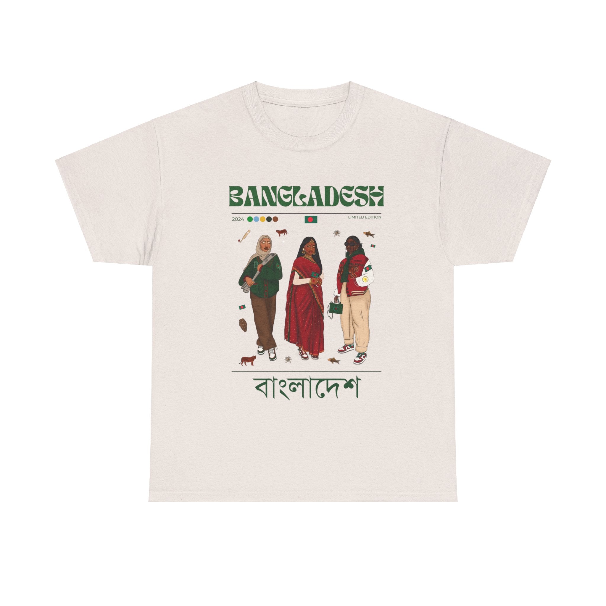 Bangladesh x Streetwear Series - Unisex Heavy Cotton Tee