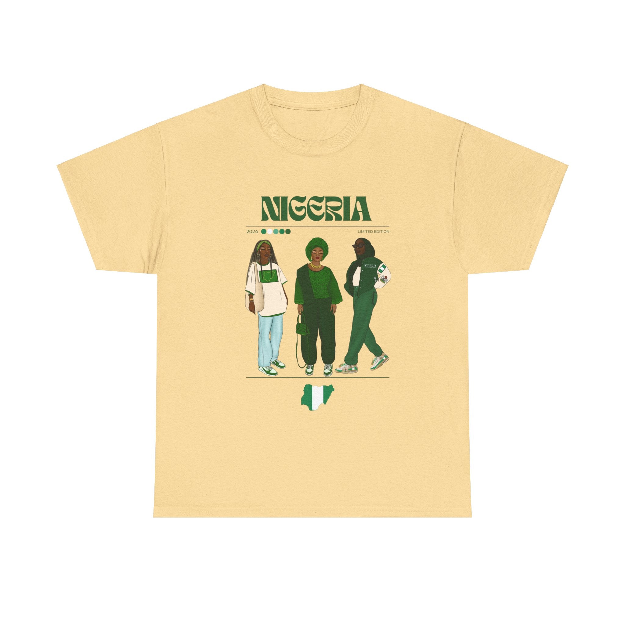 Nigeria x Streetwear Series - Unisex Heavy Cotton Tee