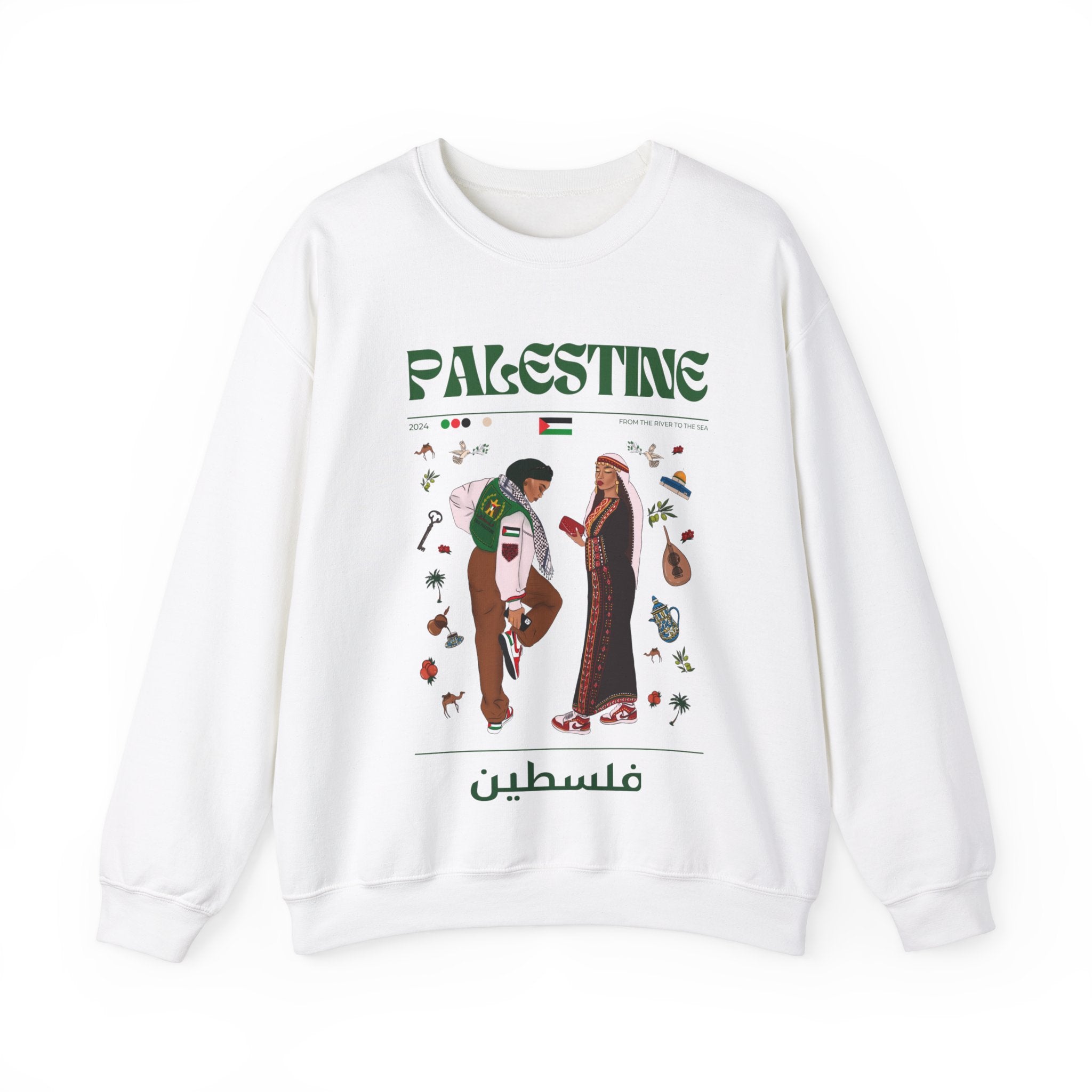 Palestine x Streetwear Series - Crewneck Sweatshirt