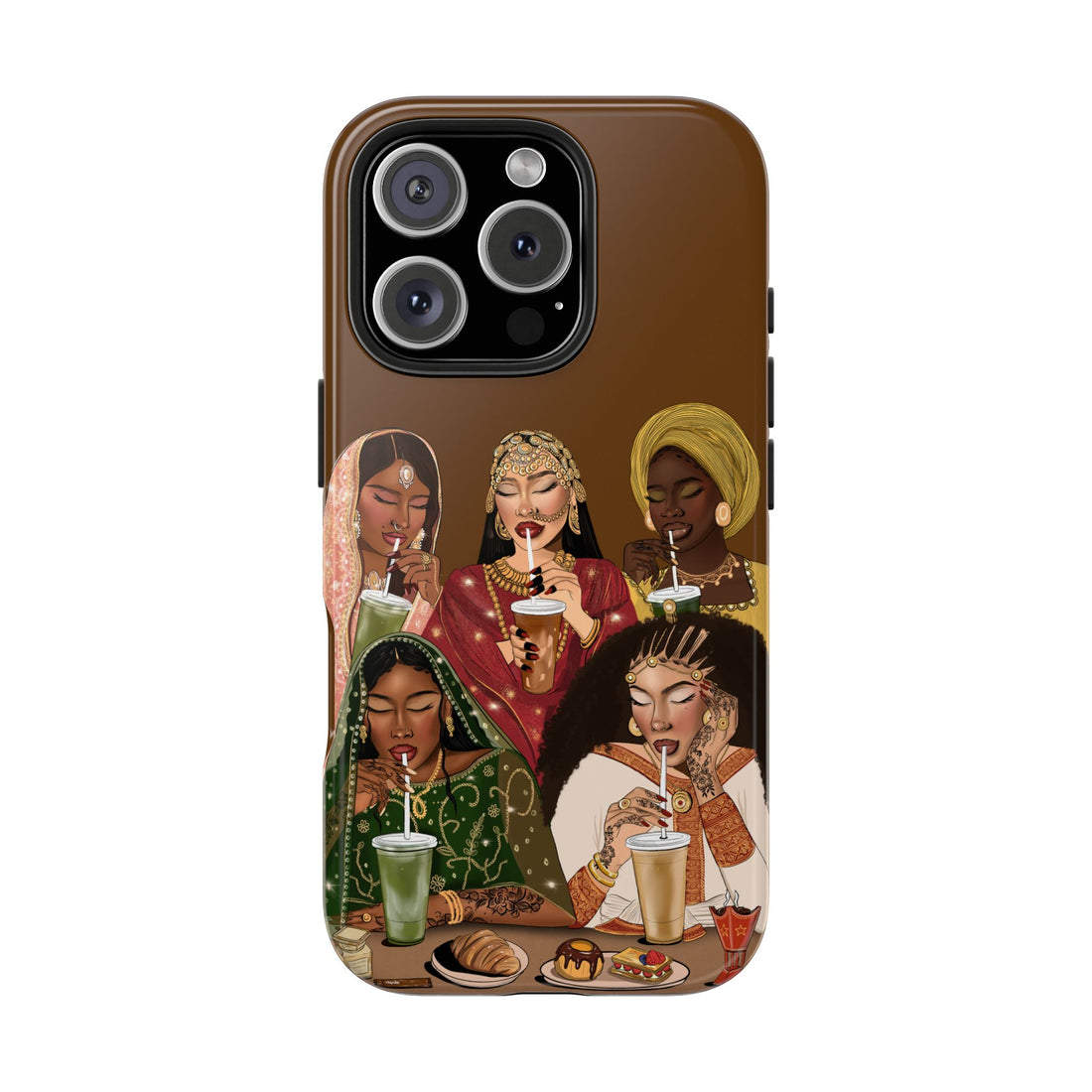 The Girls & Their Drinks - Tough Phone Cases