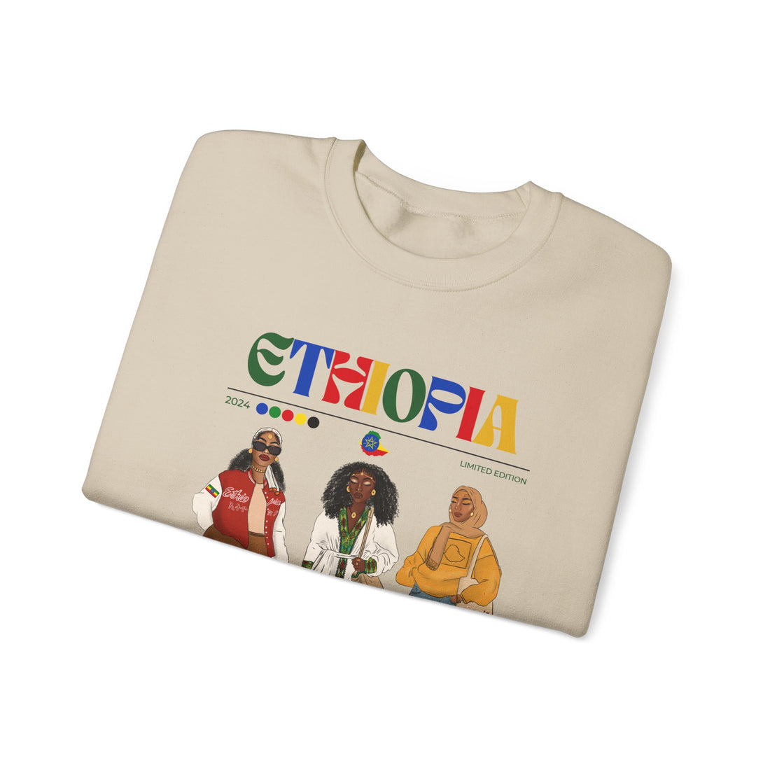 Ethiopia x Streetwear Series - Crewneck Sweatshirt