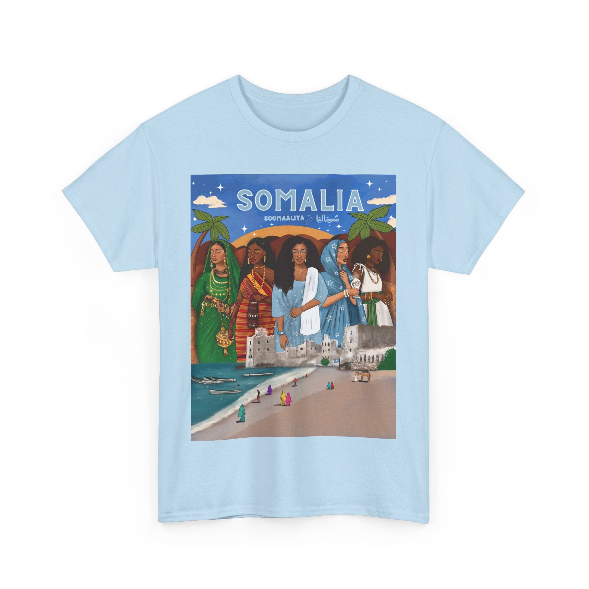 Somalia x Streetwear Series - Unisex Heavy Cotton Tee