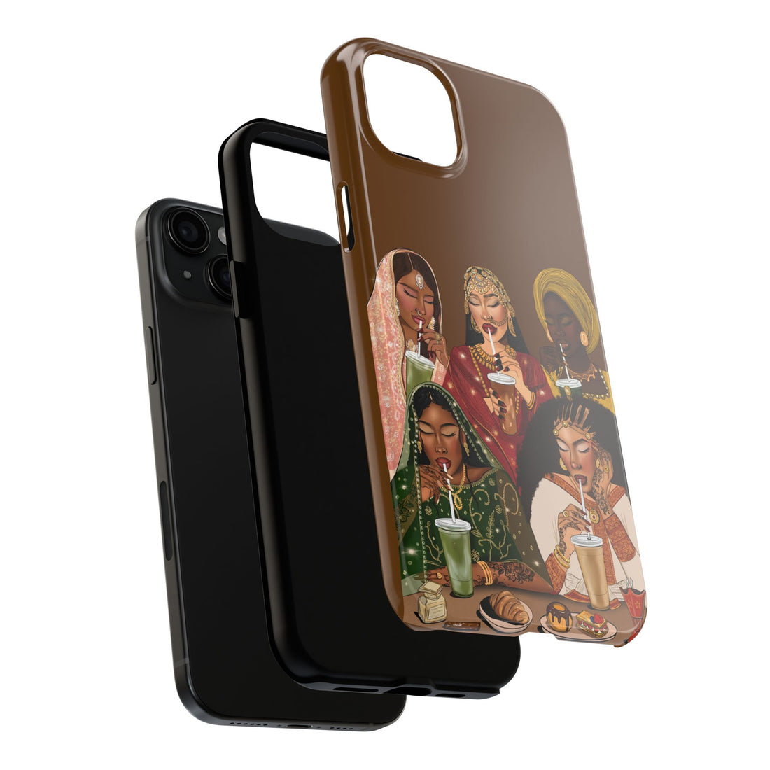 The Girls & Their Drinks - Tough Phone Cases