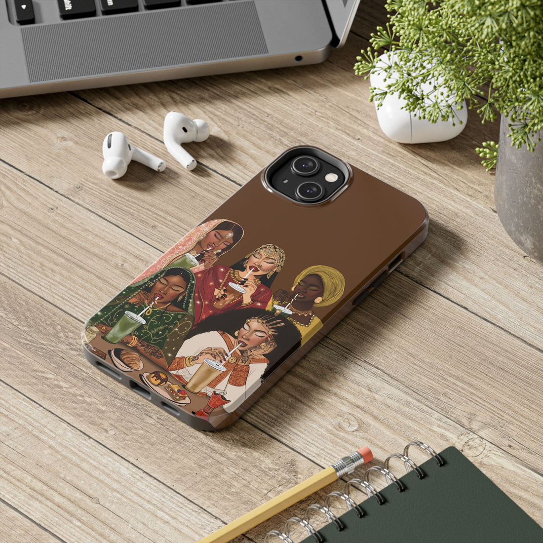 The Girls & Their Drinks - Tough Phone Cases