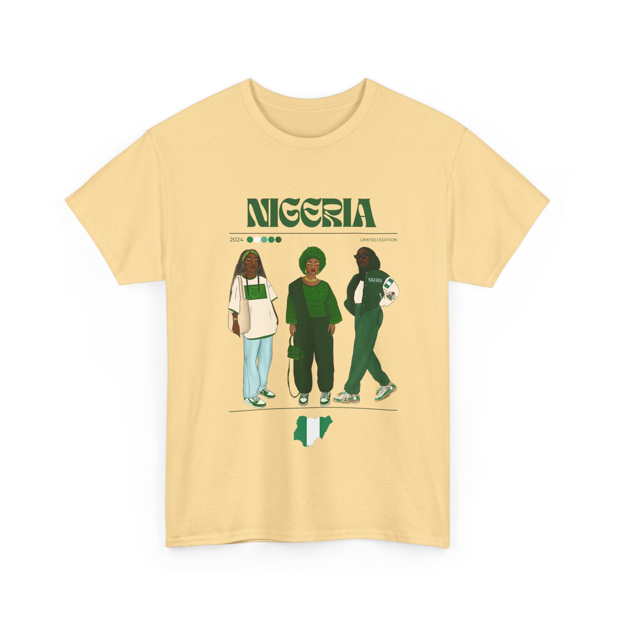 Nigeria x Streetwear Series - Unisex Heavy Cotton Tee