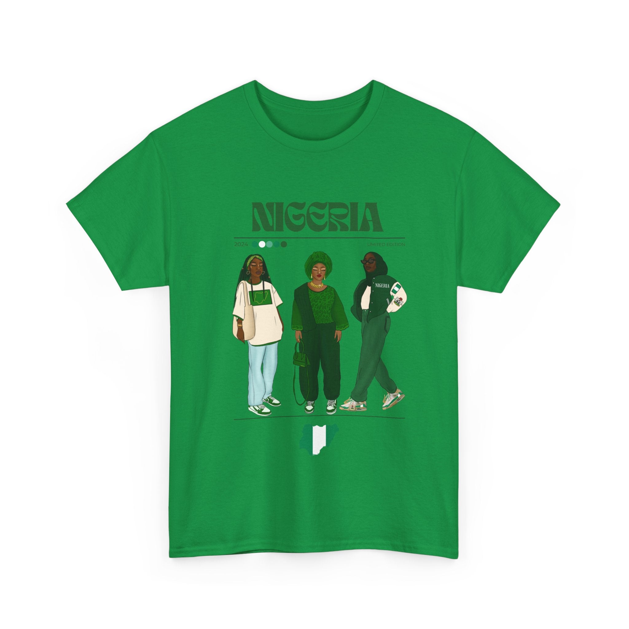 Nigeria x Streetwear Series - Unisex Heavy Cotton Tee
