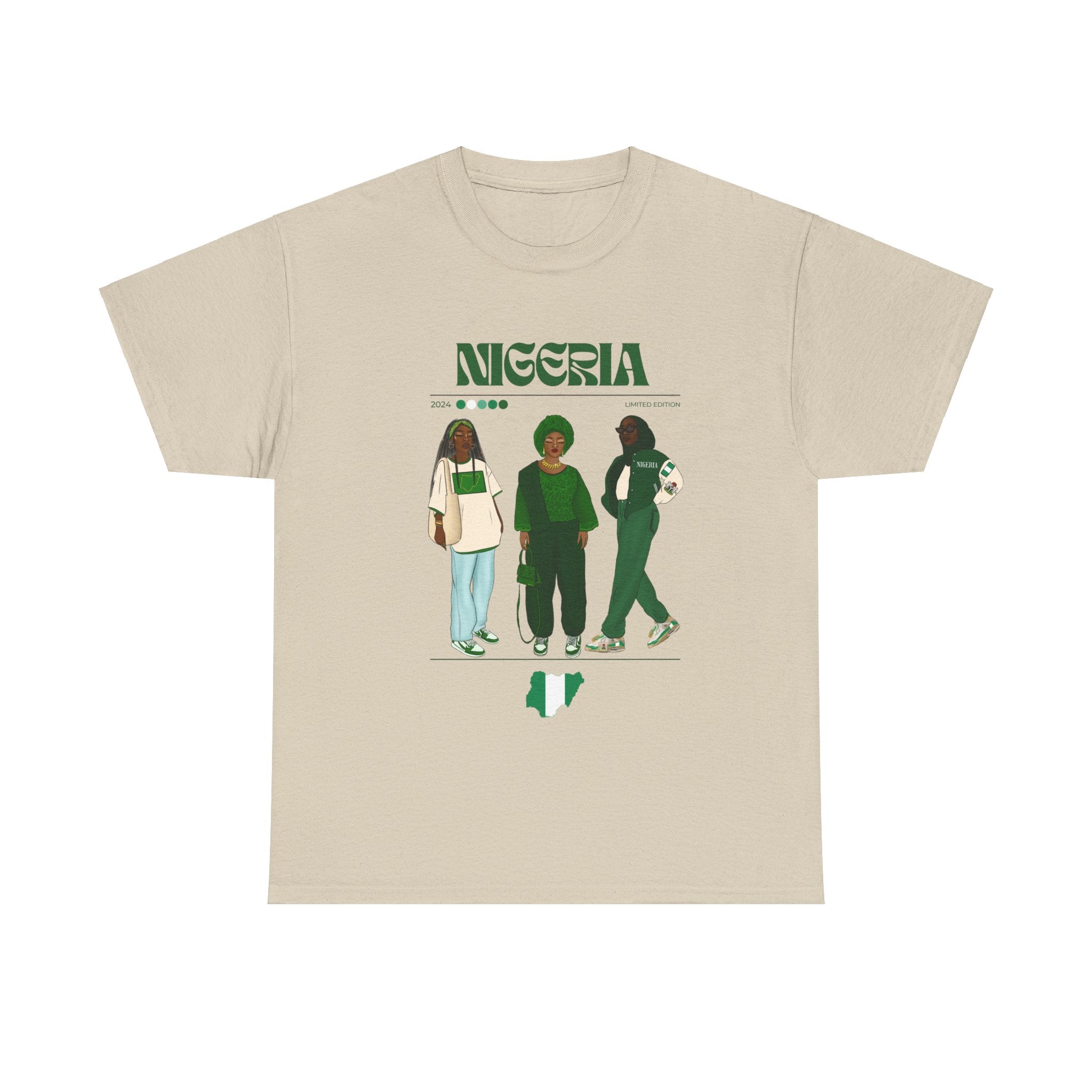 Nigeria x Streetwear Series - Unisex Heavy Cotton Tee