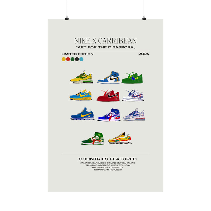 NIKE X Caribbean Matte Vertical Posters