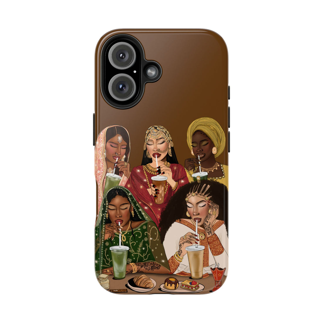 The Girls & Their Drinks - Tough Phone Cases