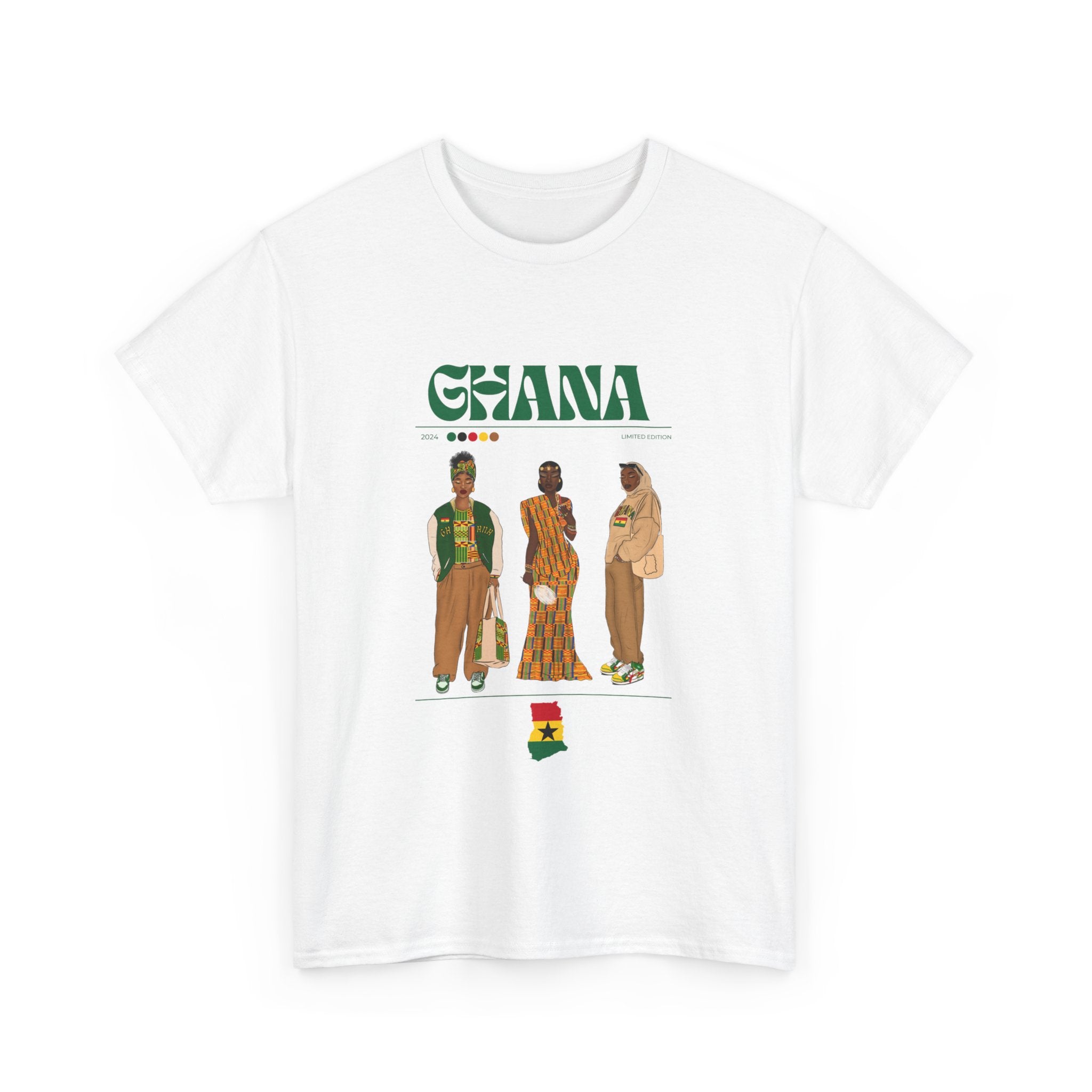 Ghana x Streetwear Series - Unisex Heavy Cotton Tee
