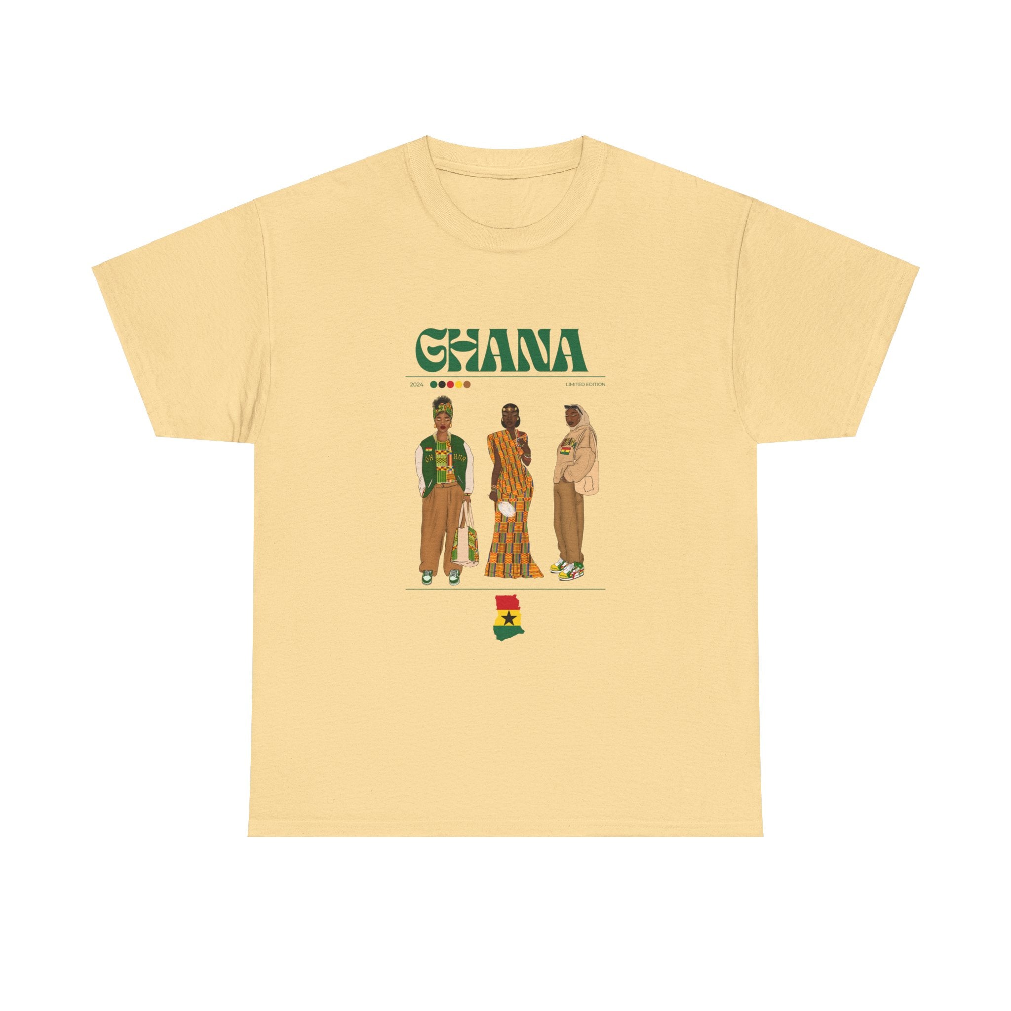 Ghana x Streetwear Series - Unisex Heavy Cotton Tee