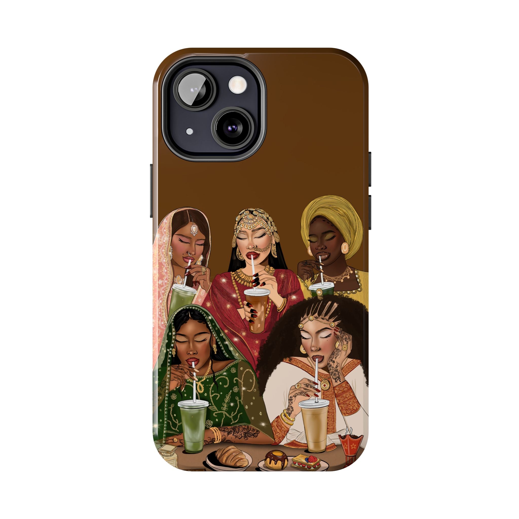 The Girls & Their Drinks - Tough Phone Cases