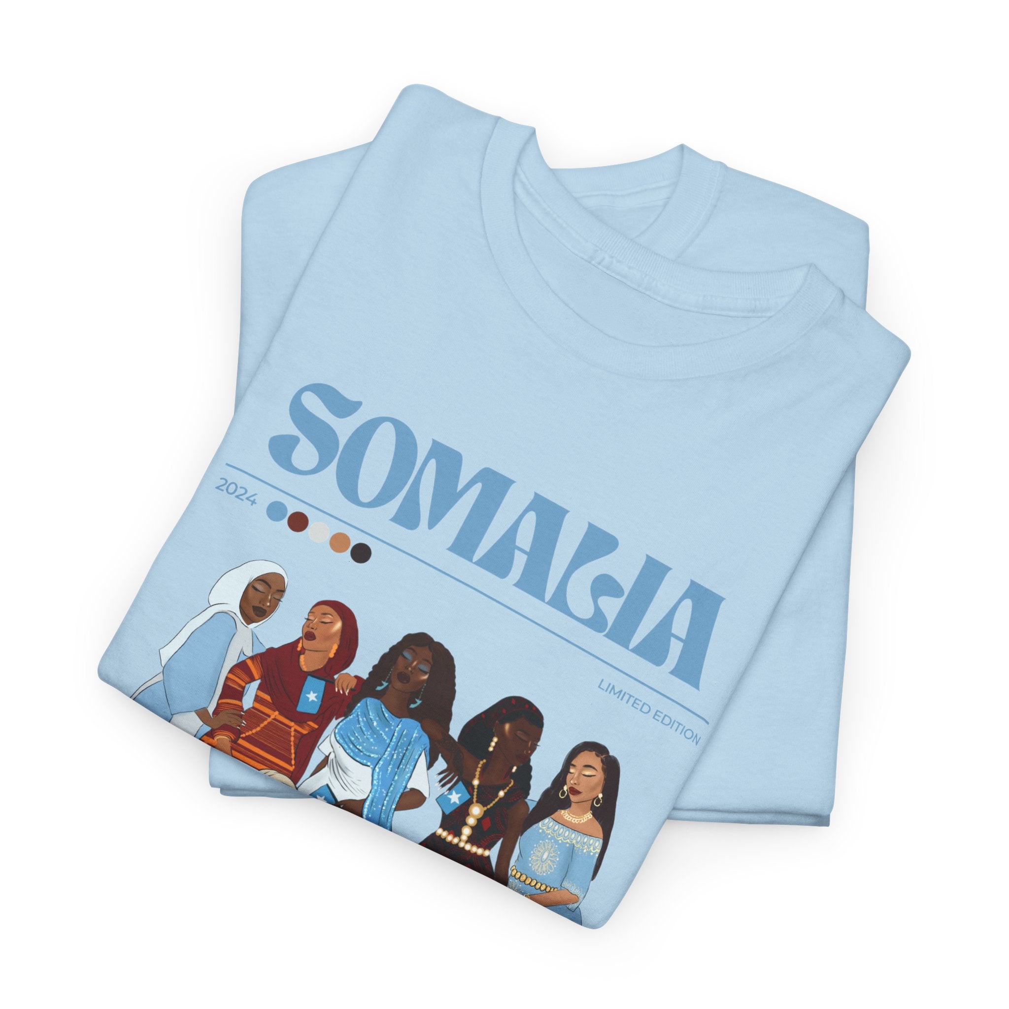 Somalia x Streetwear Series - Unisex Heavy Cotton Tee