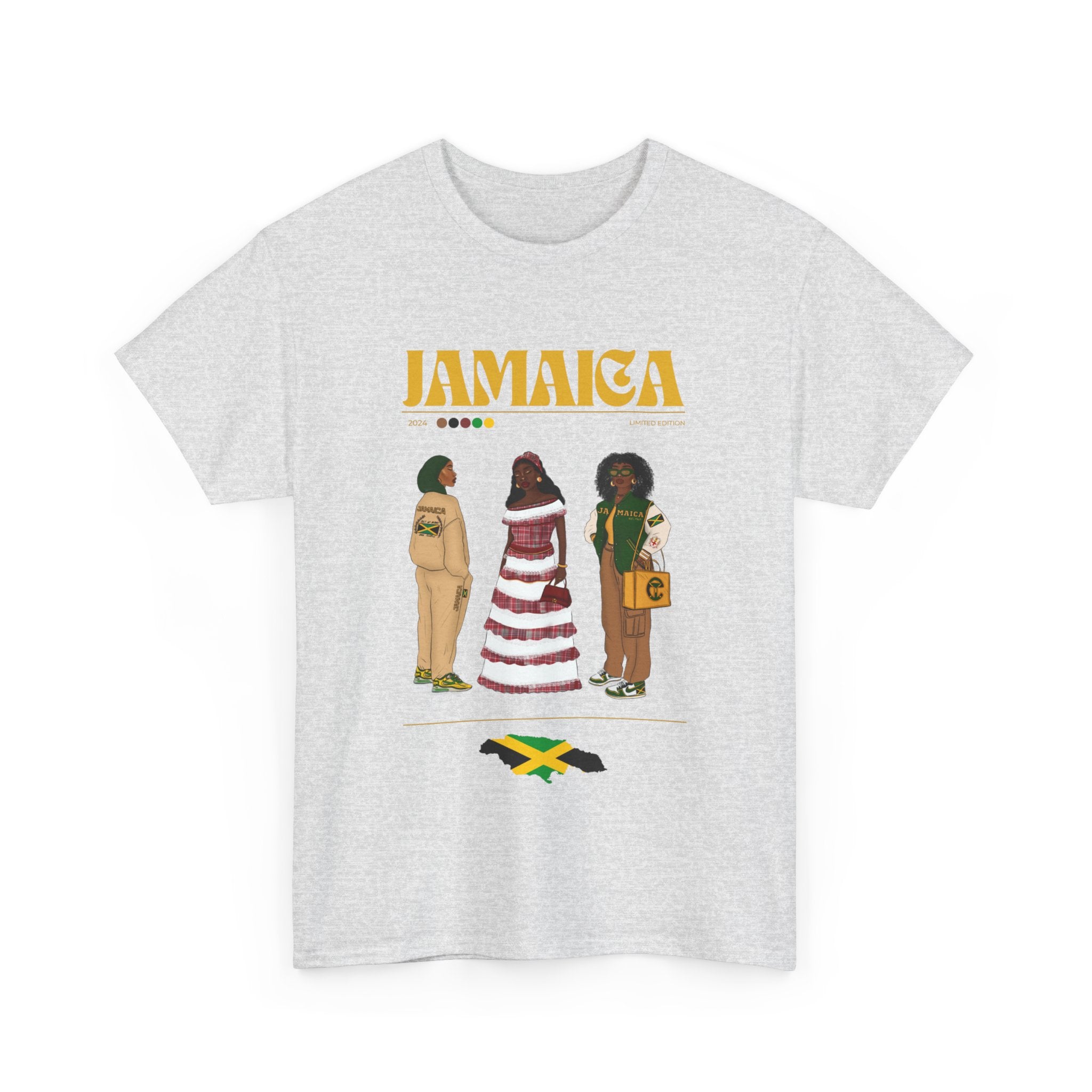 Jamaica x Streetwear Series - Unisex Heavy Cotton Tee