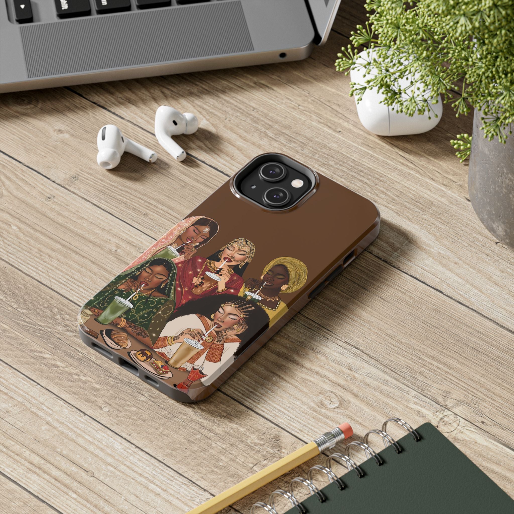 The Girls & Their Drinks - Tough Phone Cases
