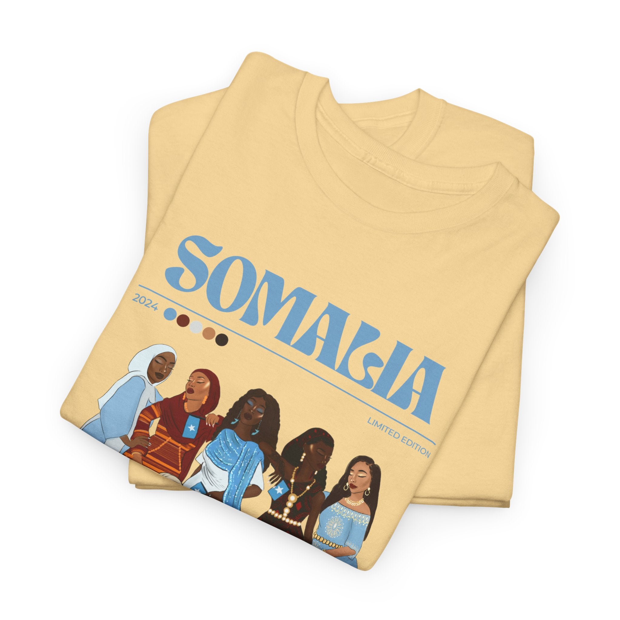 Somalia x Streetwear Series - Unisex Heavy Cotton Tee