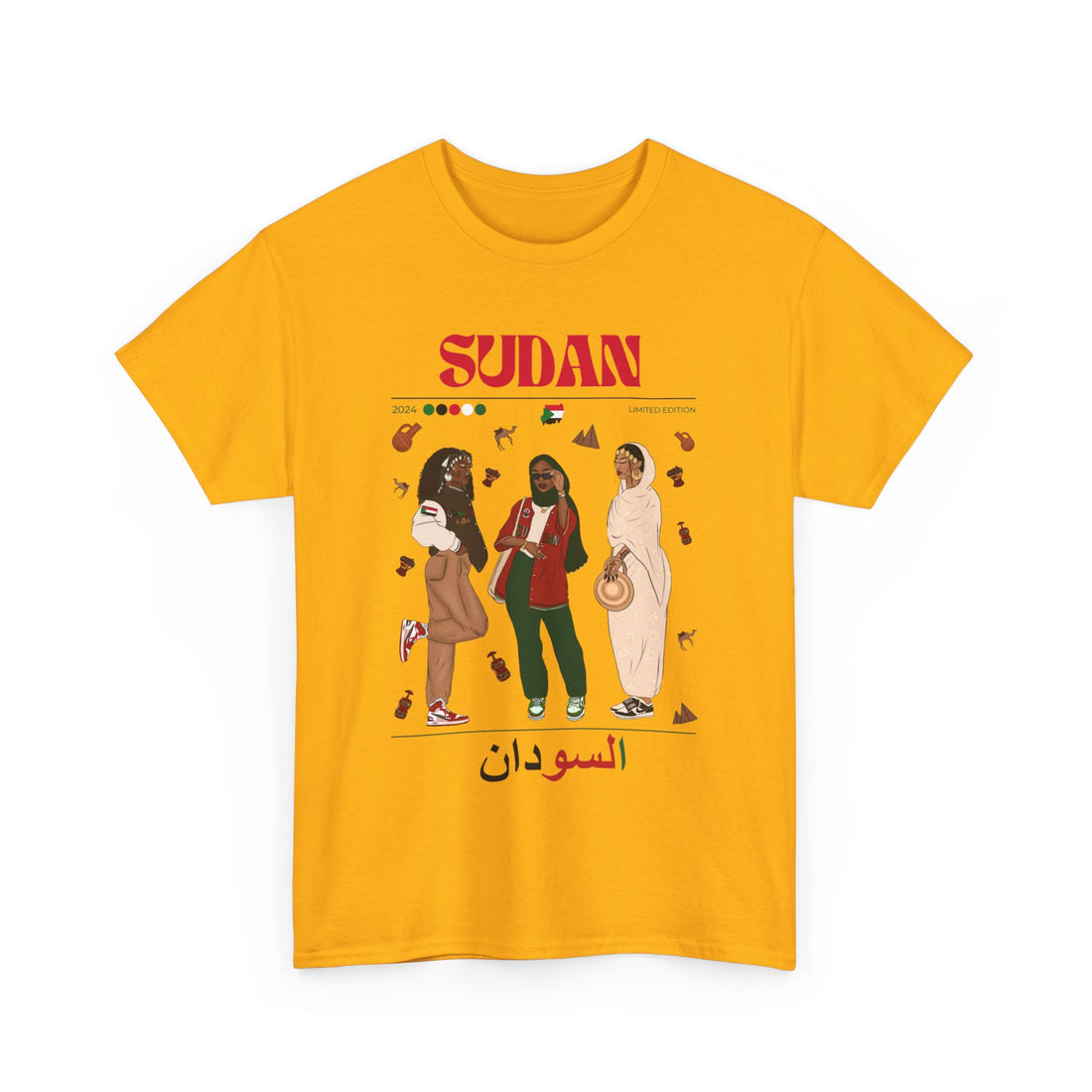 Sudan x Streetwear Series - Unisex Heavy Cotton Tee