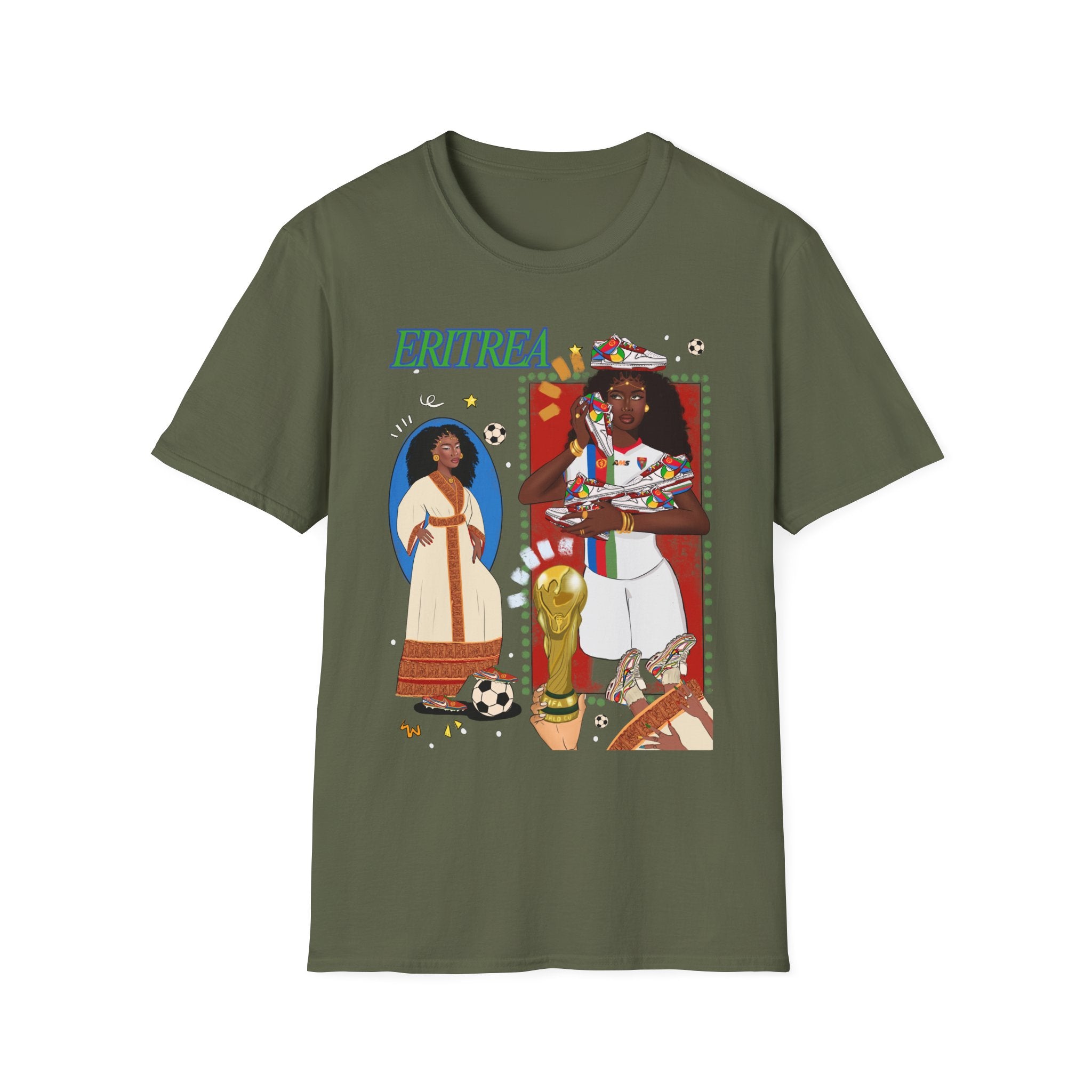 Eritrea FIFA World Cup Exclusive - Unisex Softstyle T-Shirt