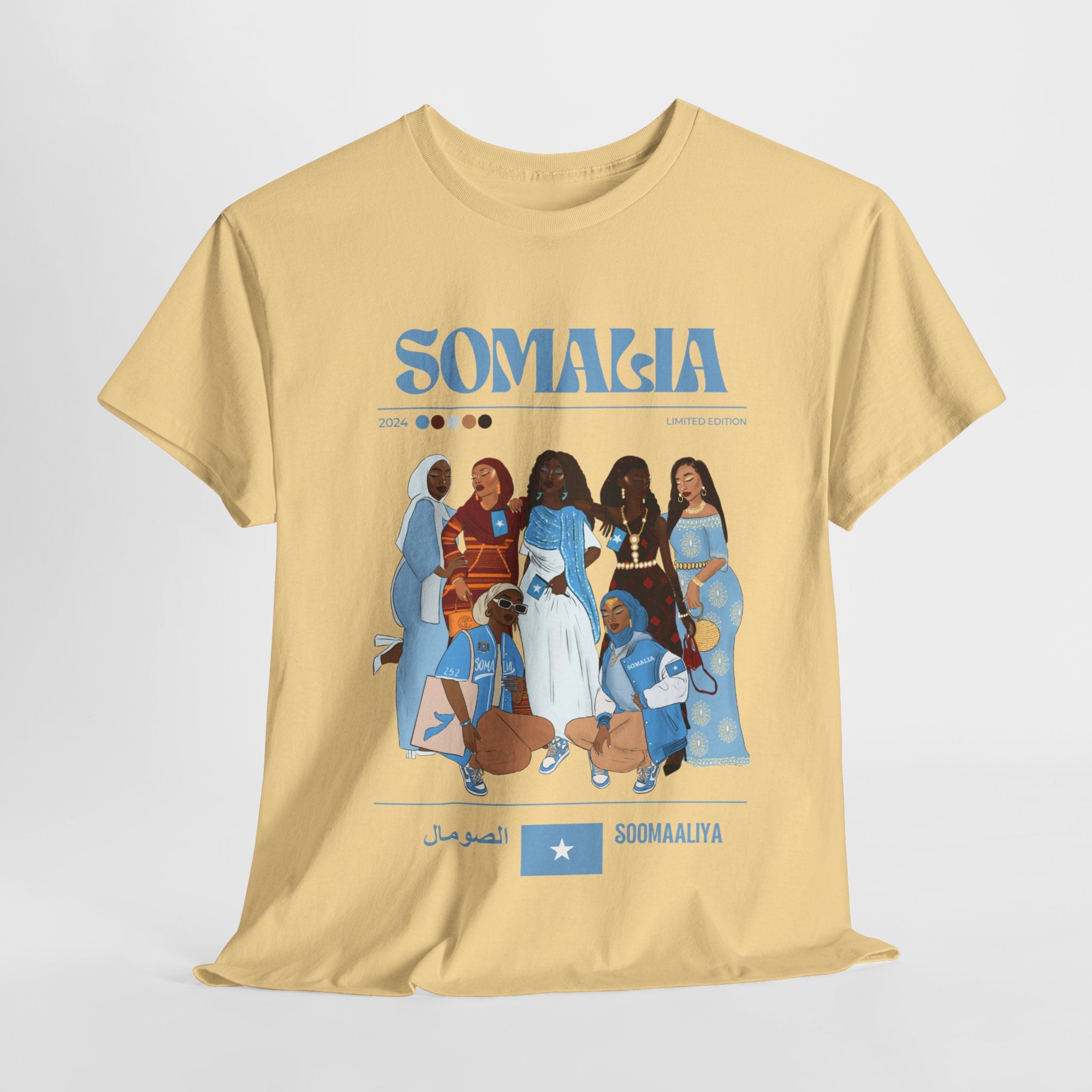Somalia x Streetwear Series - Unisex Heavy Cotton Tee