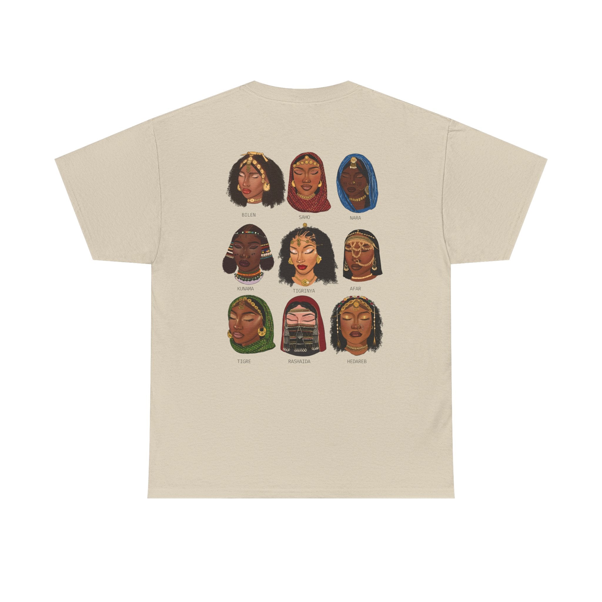 Eritrea Tribes - Unisex Heavy Cotton Tee