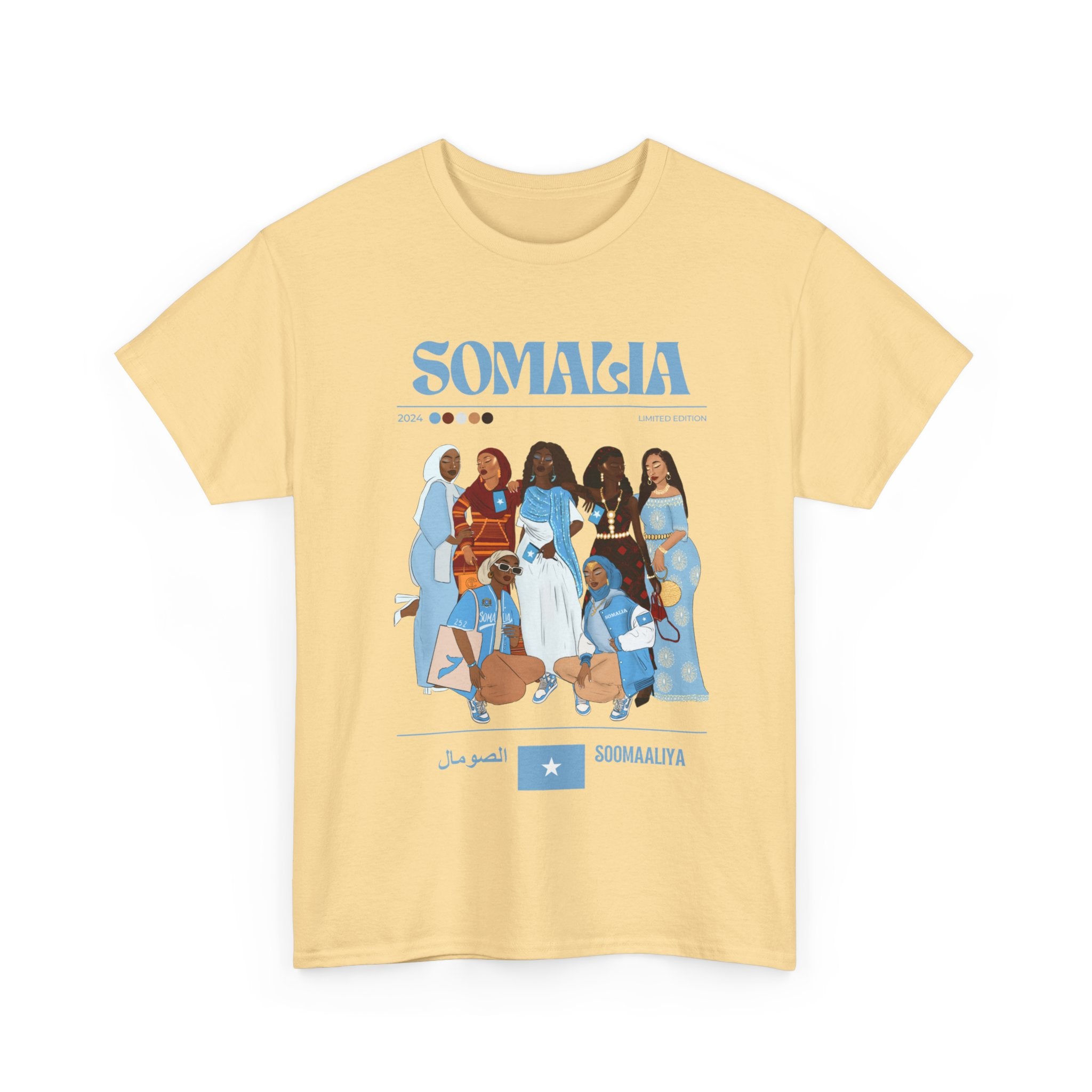 Somalia x Streetwear Series - Unisex Heavy Cotton Tee