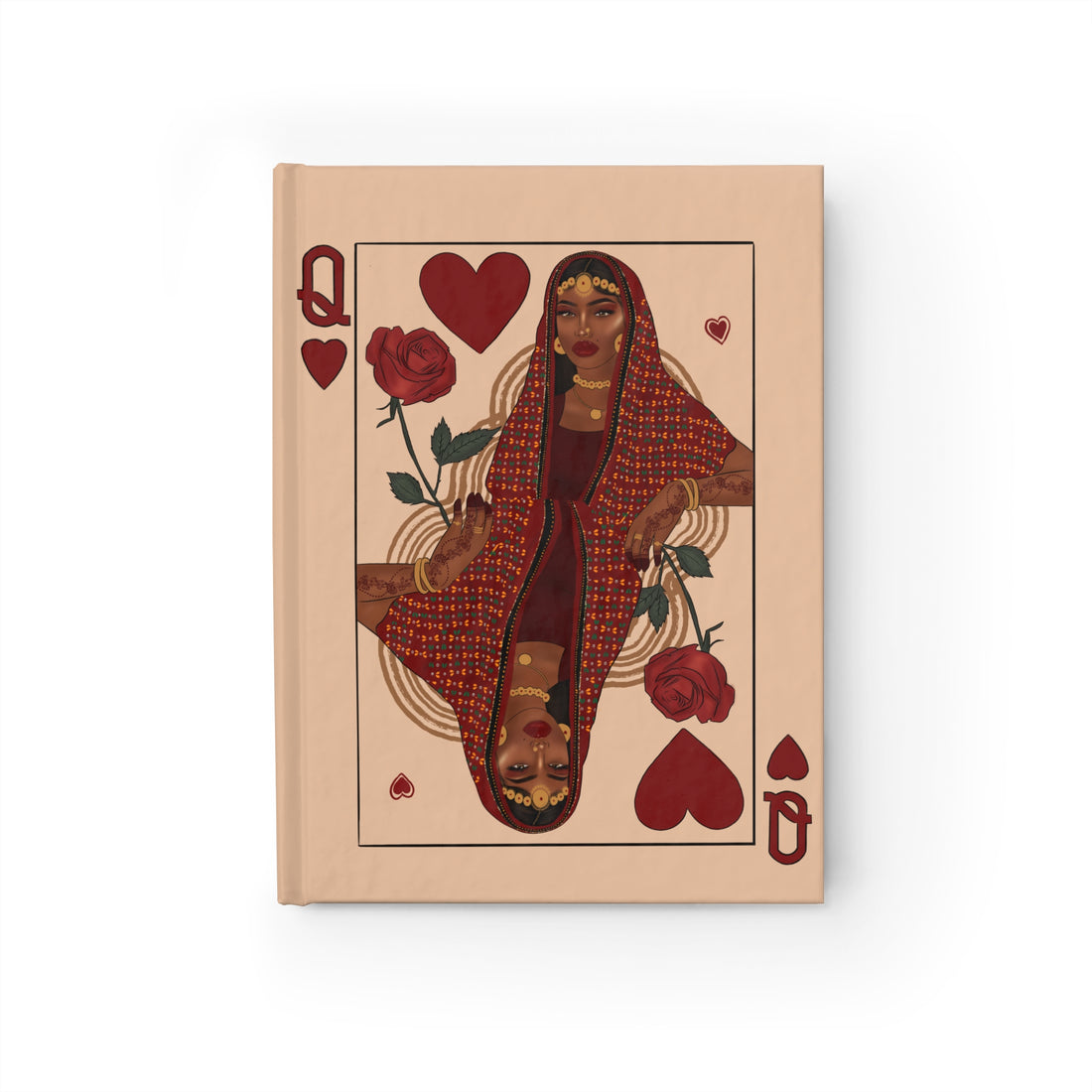 Queen of Hearts - Hard Cover Journal