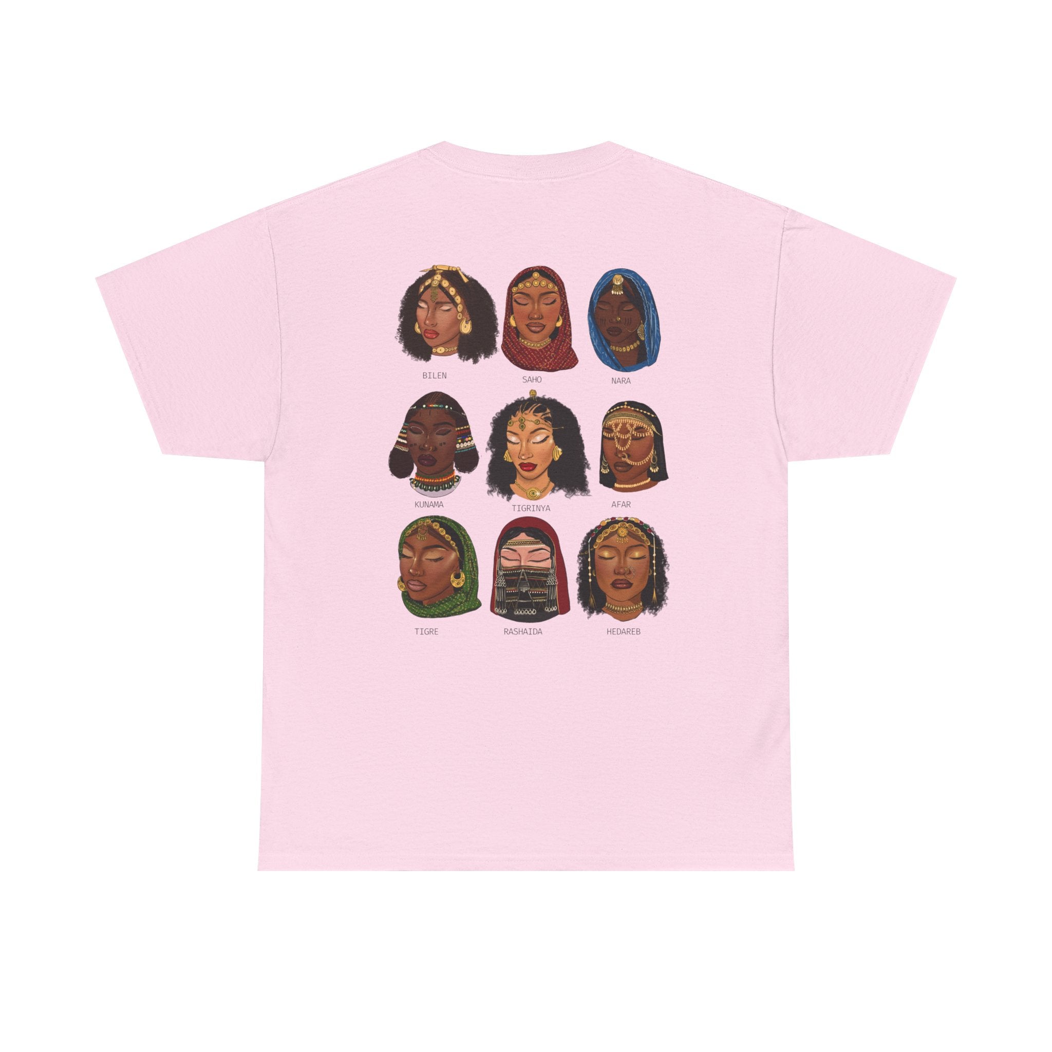 Eritrea Tribes - Unisex Heavy Cotton Tee