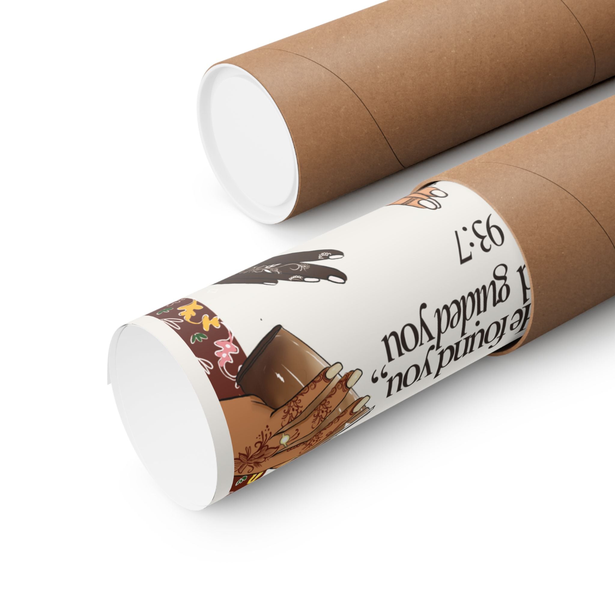 "And He found you lost and guided you" Matte Vertical Posters