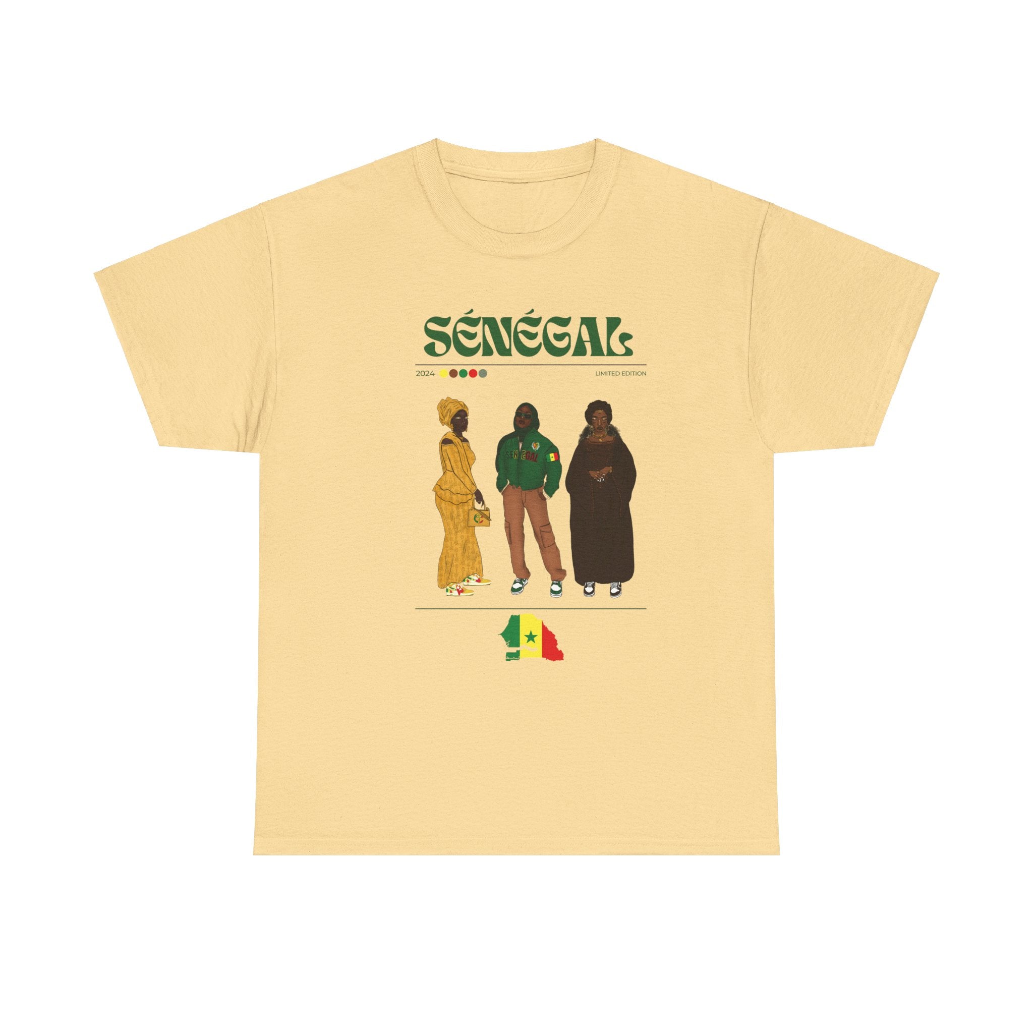 Senegal x Streetwear Series - Unisex Heavy Cotton Tee