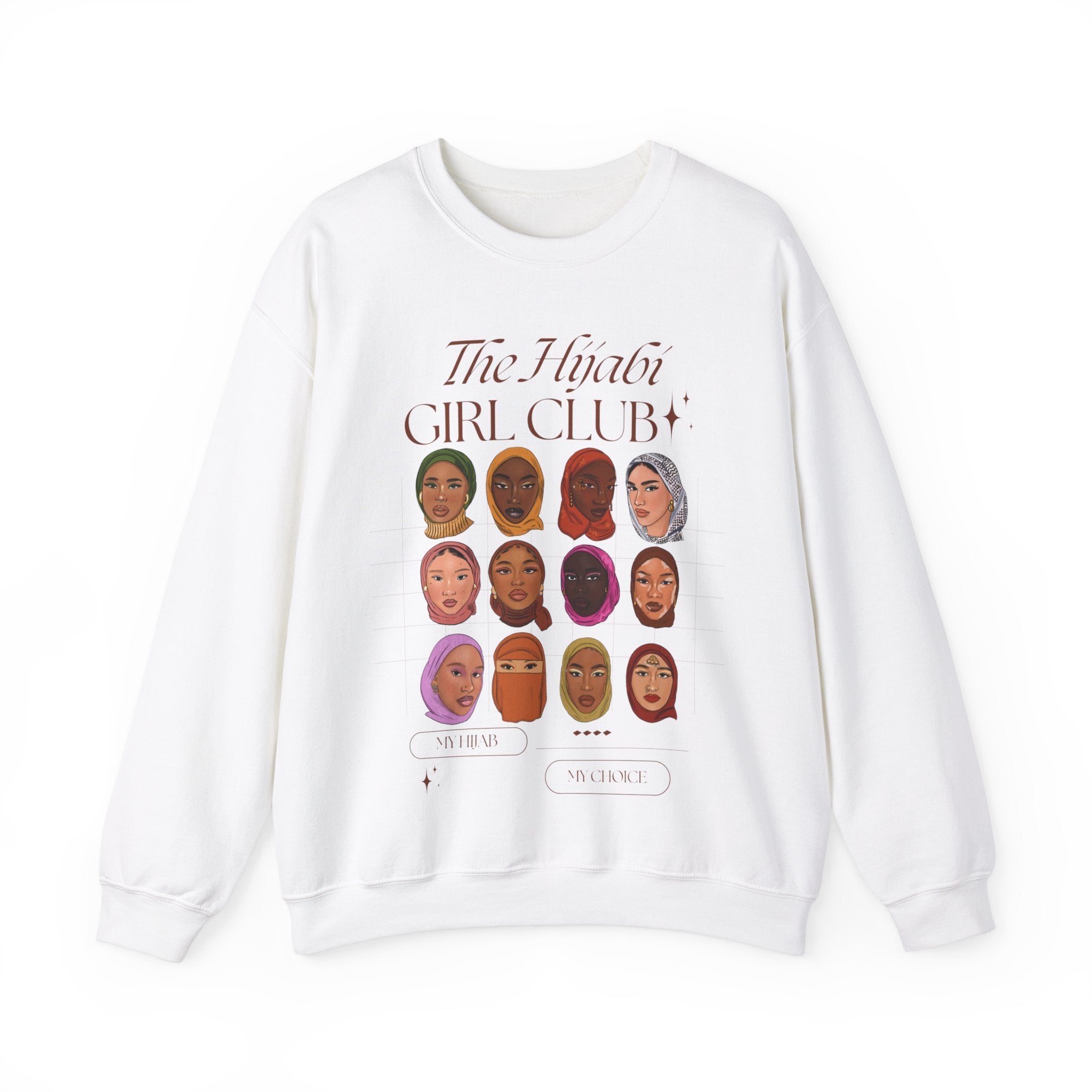 Hijabi Girl Club Vol. 2 - Crewneck Sweatshirt