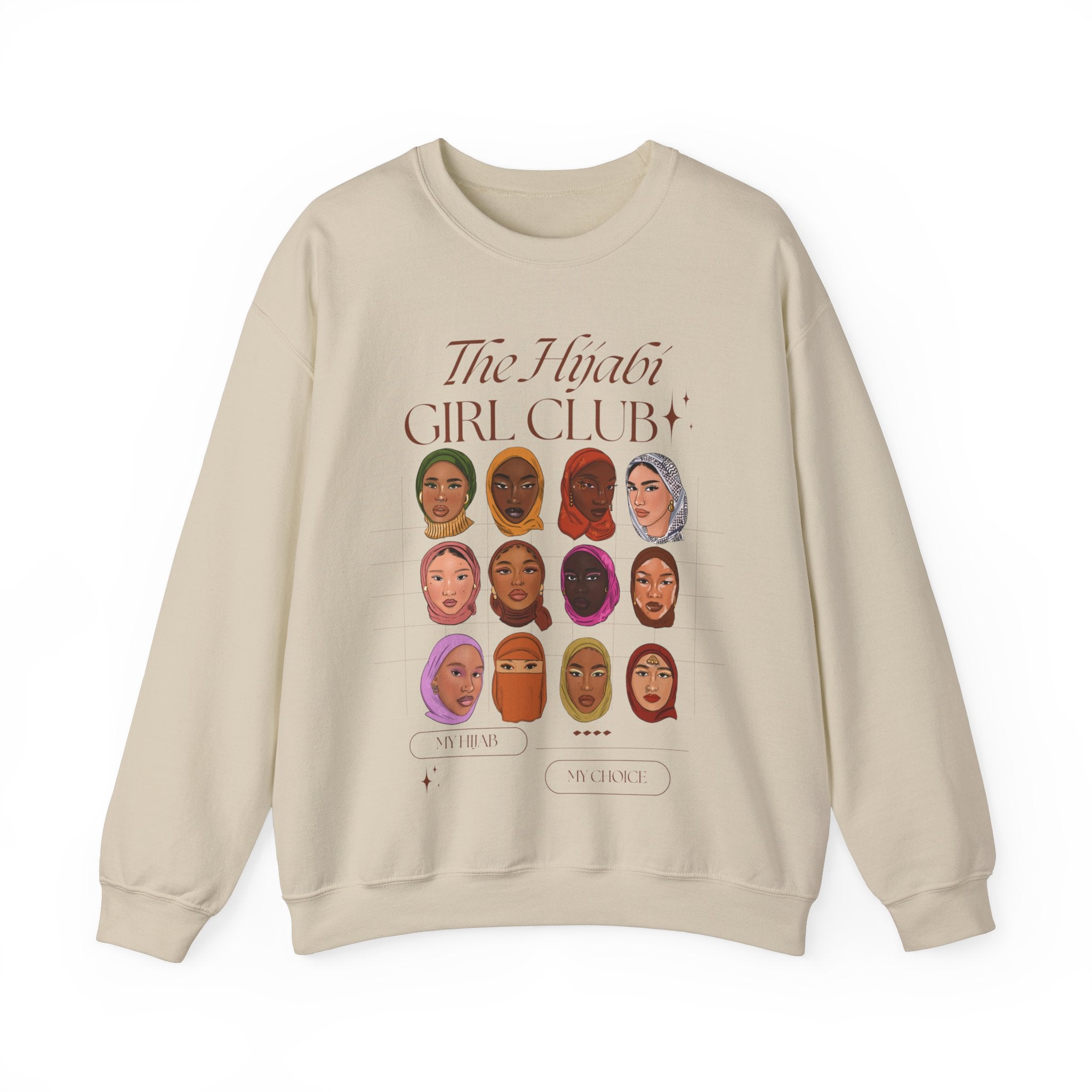 Hijabi Girl Club Vol. 2 - Crewneck Sweatshirt