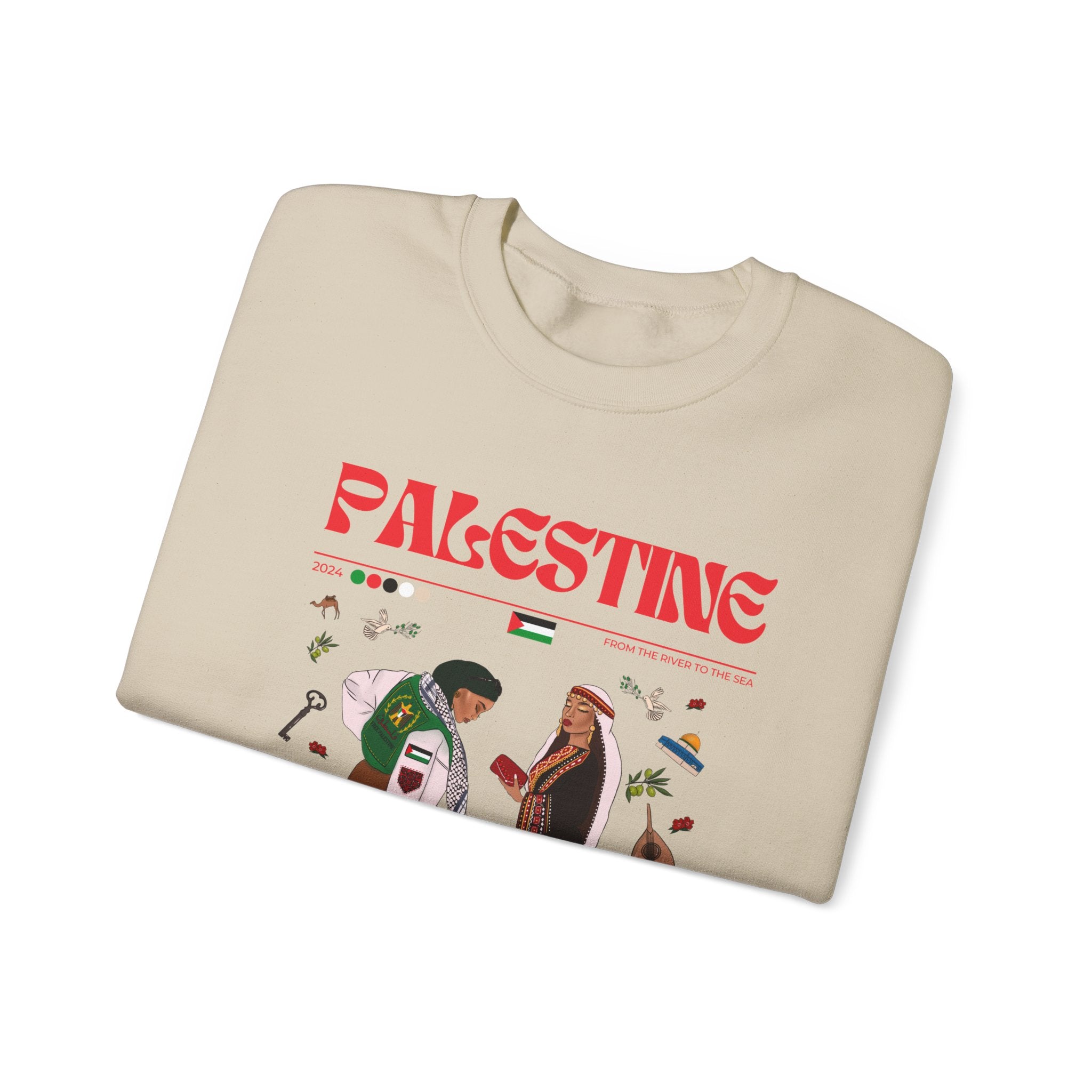 Palestine x Streetwear Series - Crewneck Sweatshirt