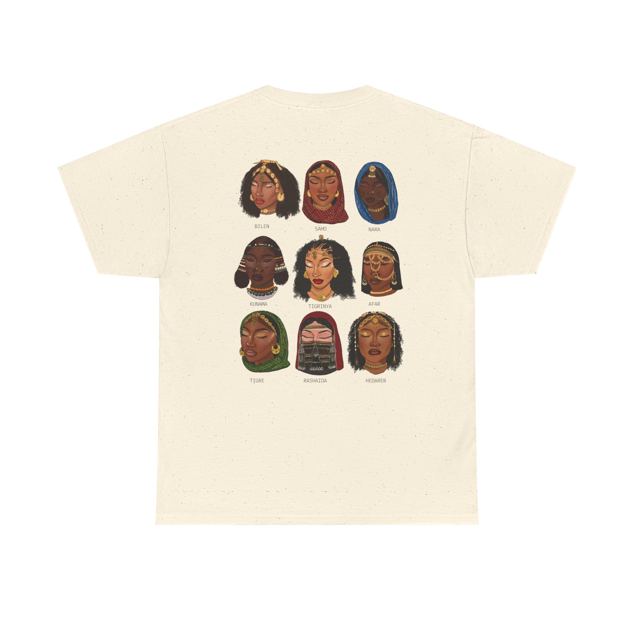 Eritrea Tribes - Unisex Heavy Cotton Tee