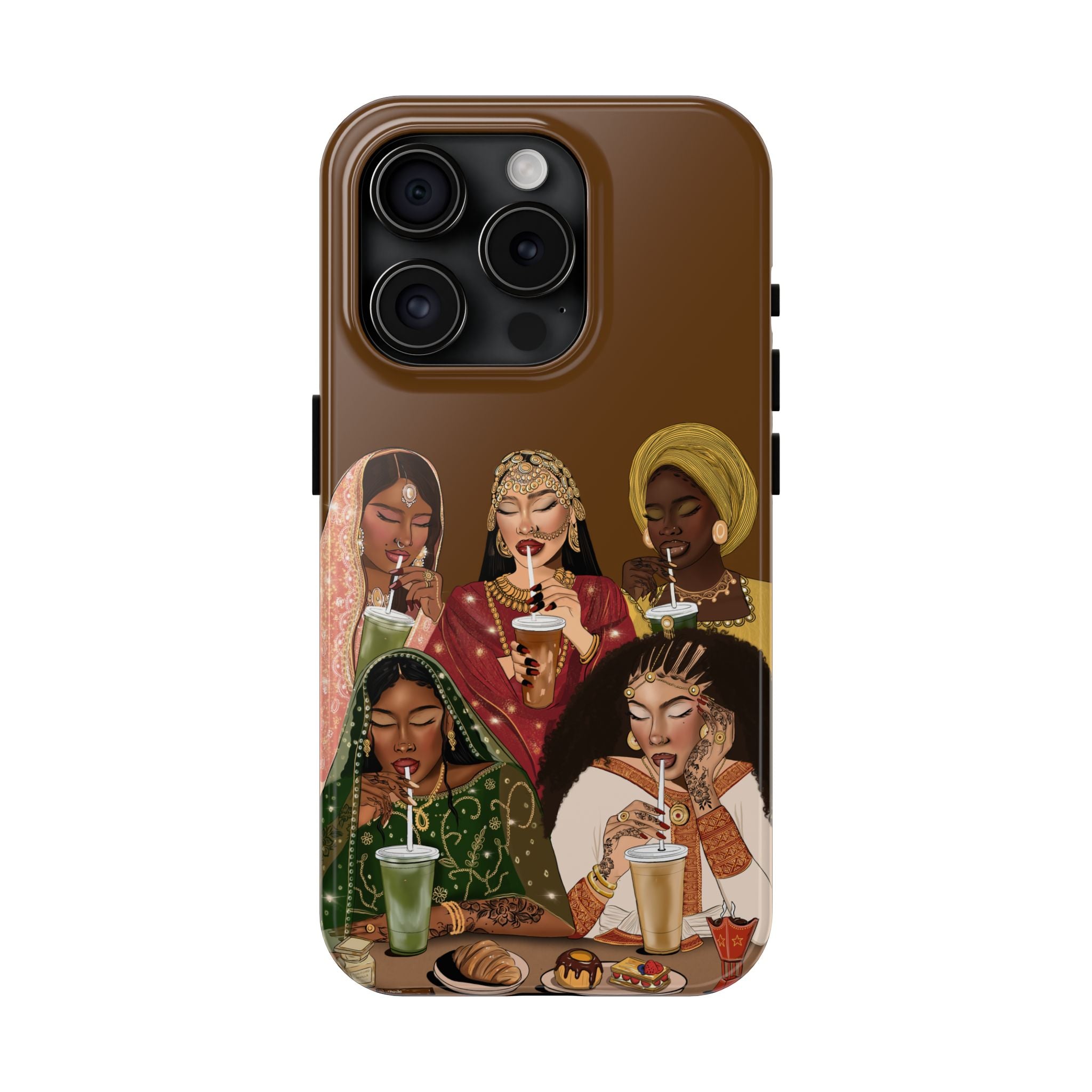 The Girls & Their Drinks - Tough Phone Cases