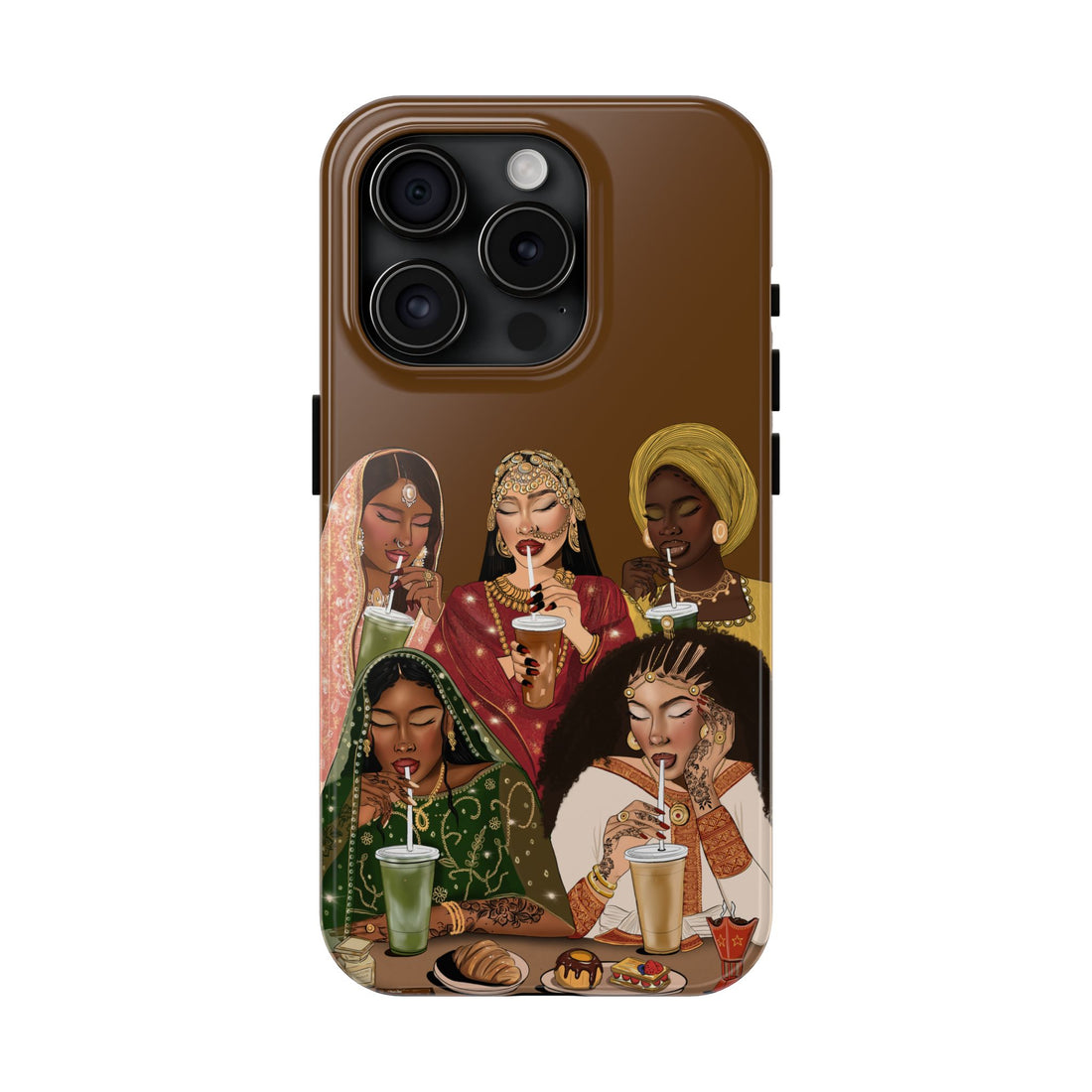 The Girls & Their Drinks - Tough Phone Cases