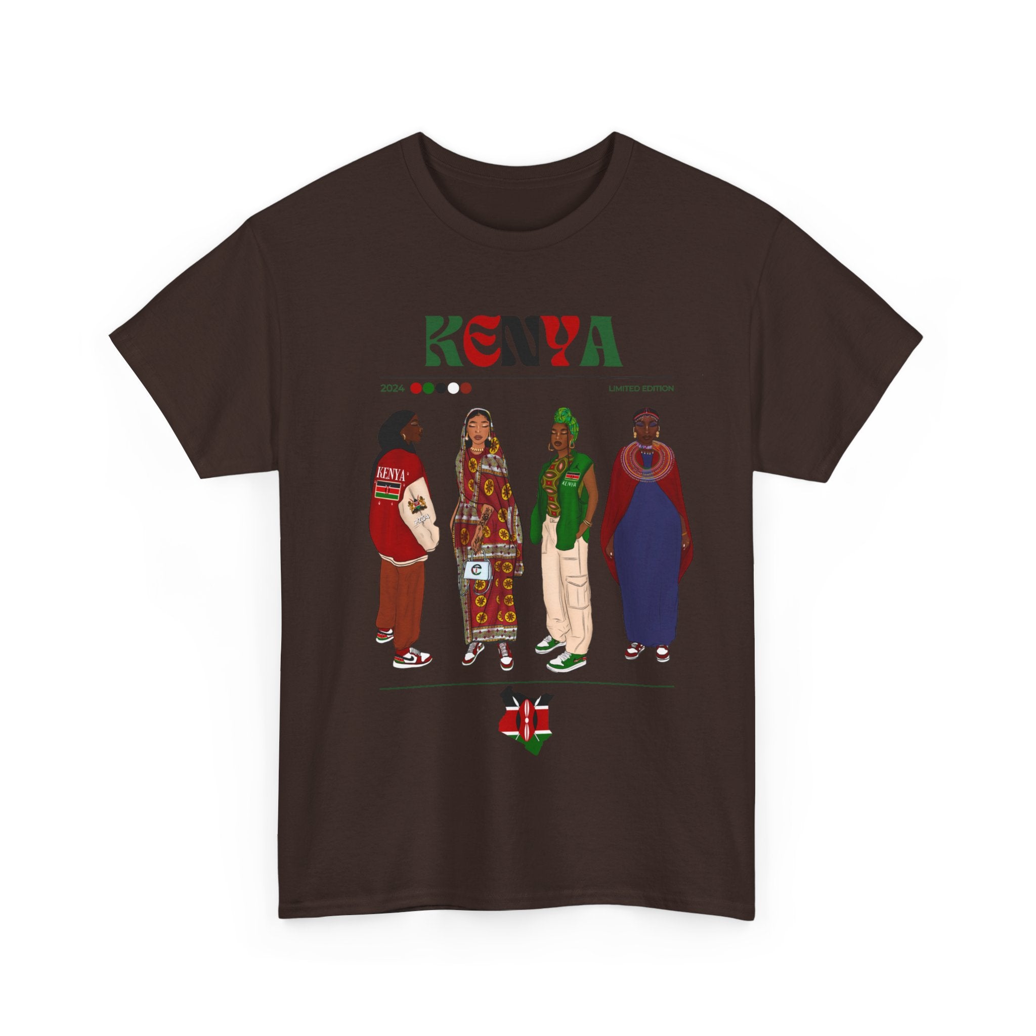 Kenya x Streetwear Series - Unisex Heavy Cotton Tee